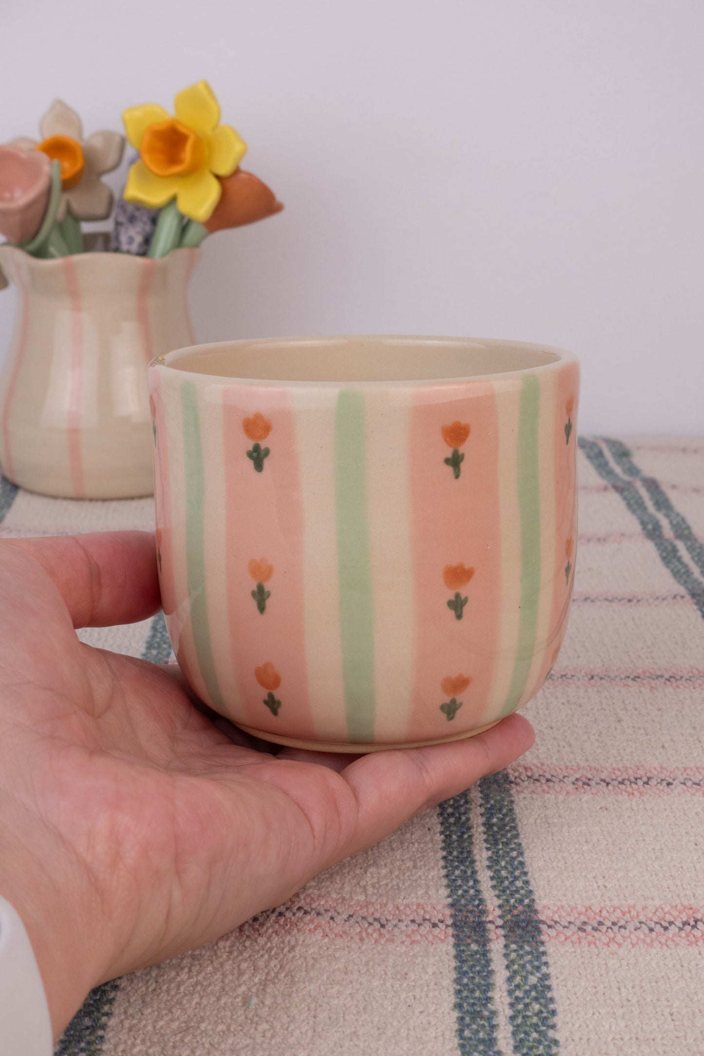 Small Green Wallpaper Cup