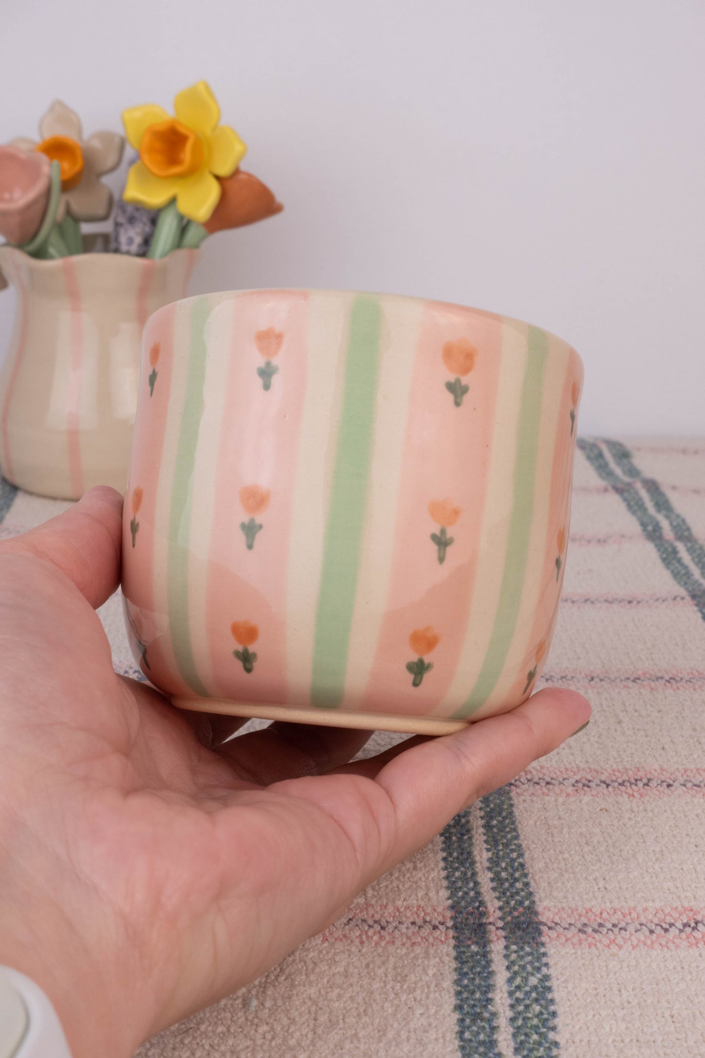 Small Green Wallpaper Cup