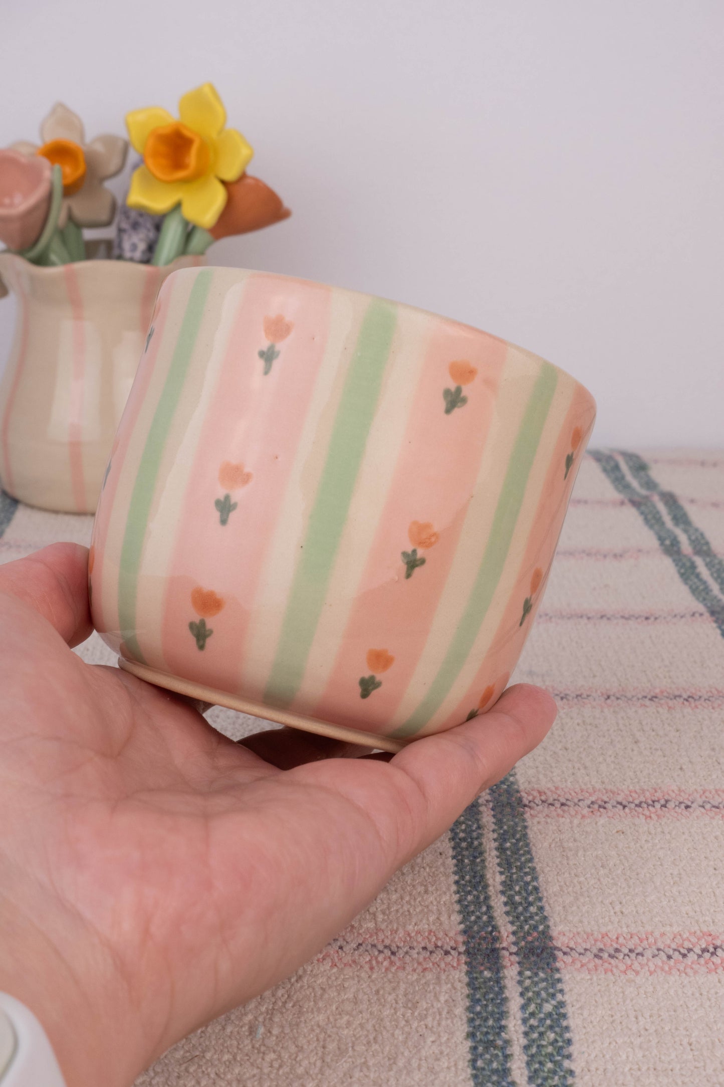 Small Green Wallpaper Cup