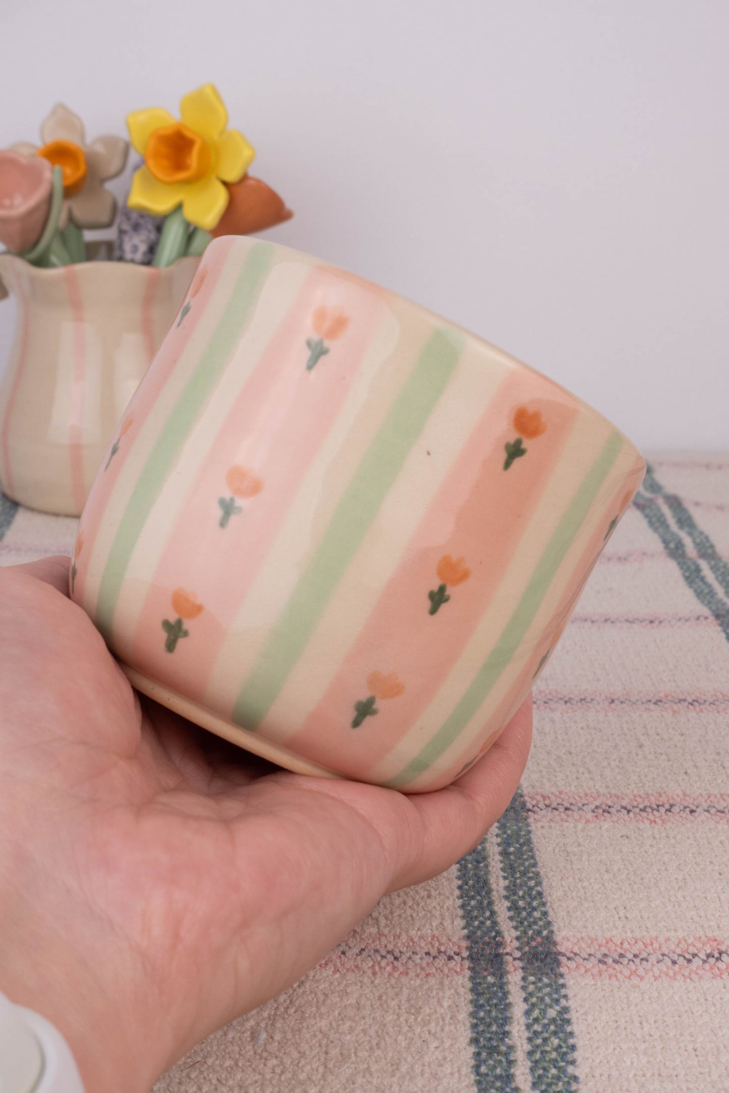 Small Green Wallpaper Cup