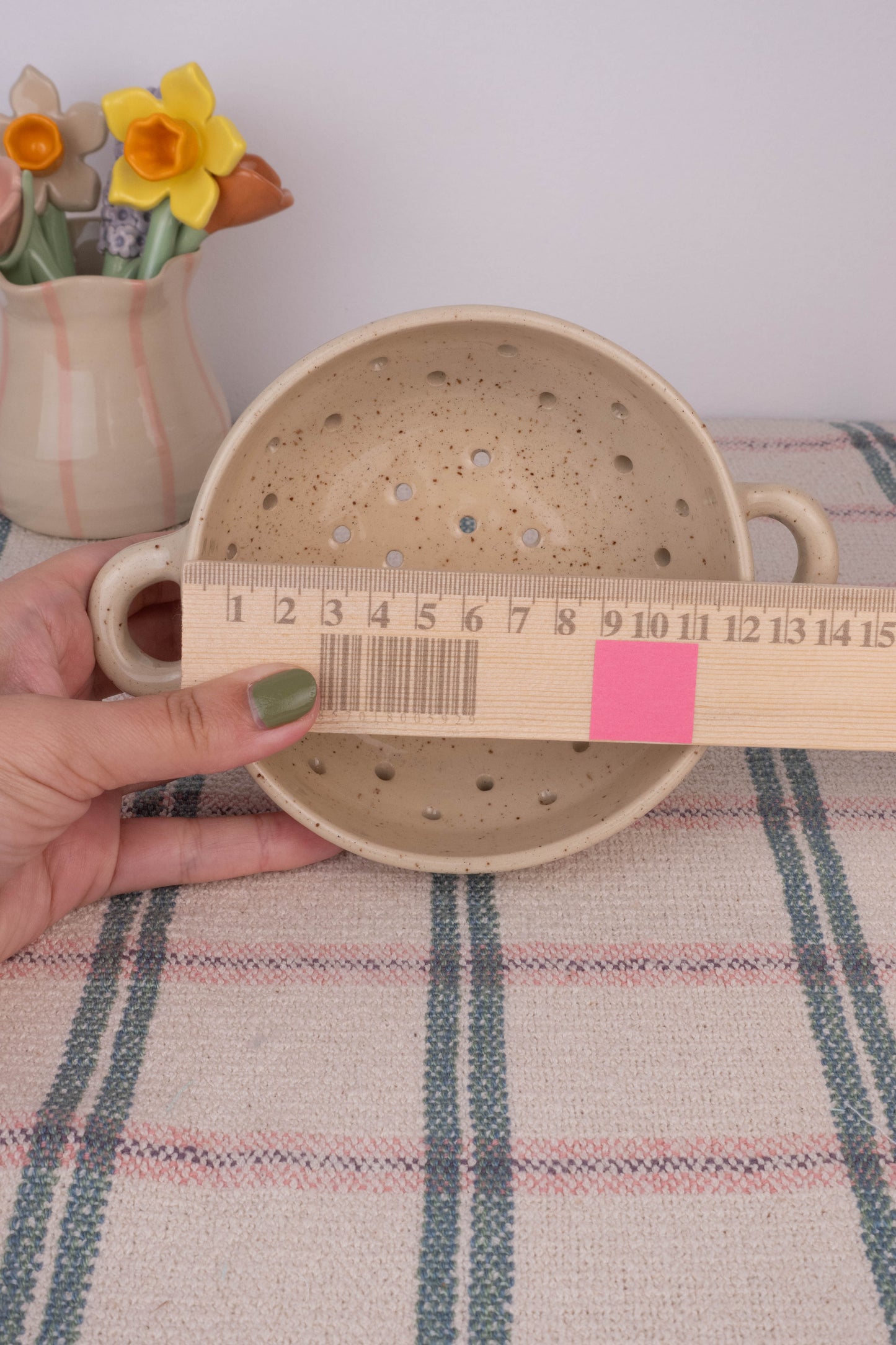 Flower Speckle Berry Collander