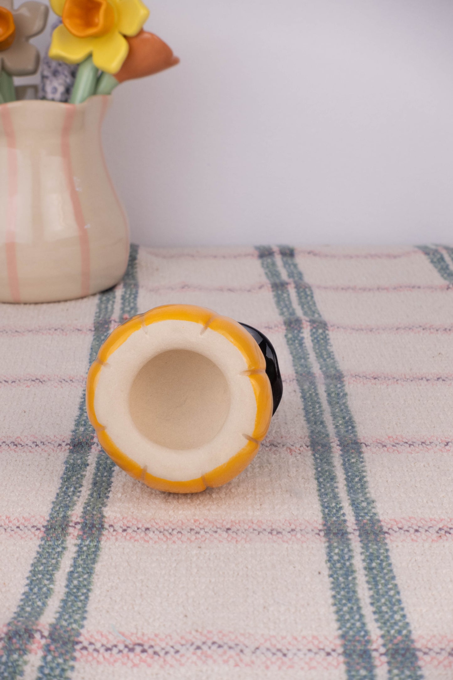 Witch Frog on Pumpkin