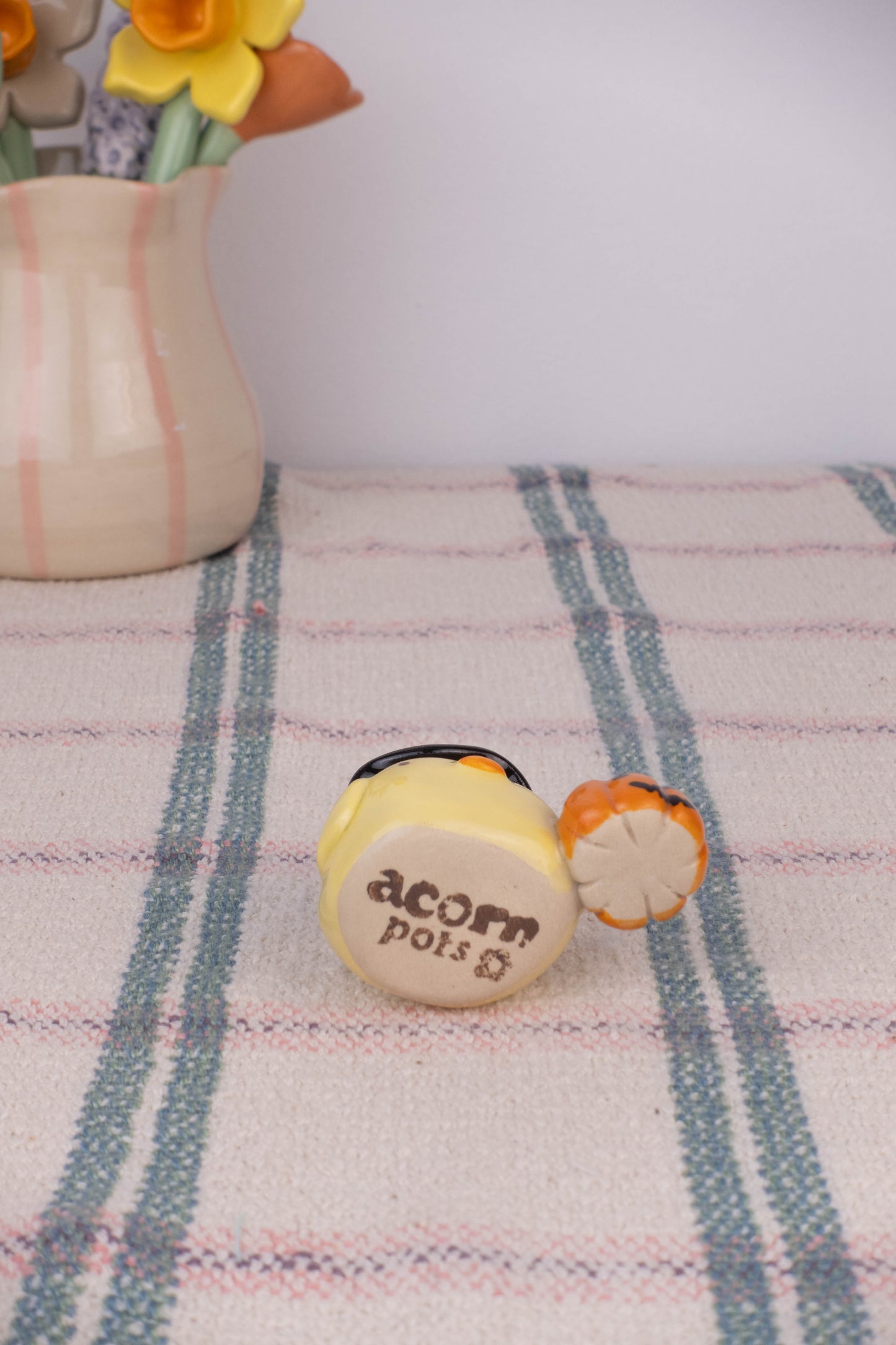 SECOND Witch Mini Duck with Pumpkin