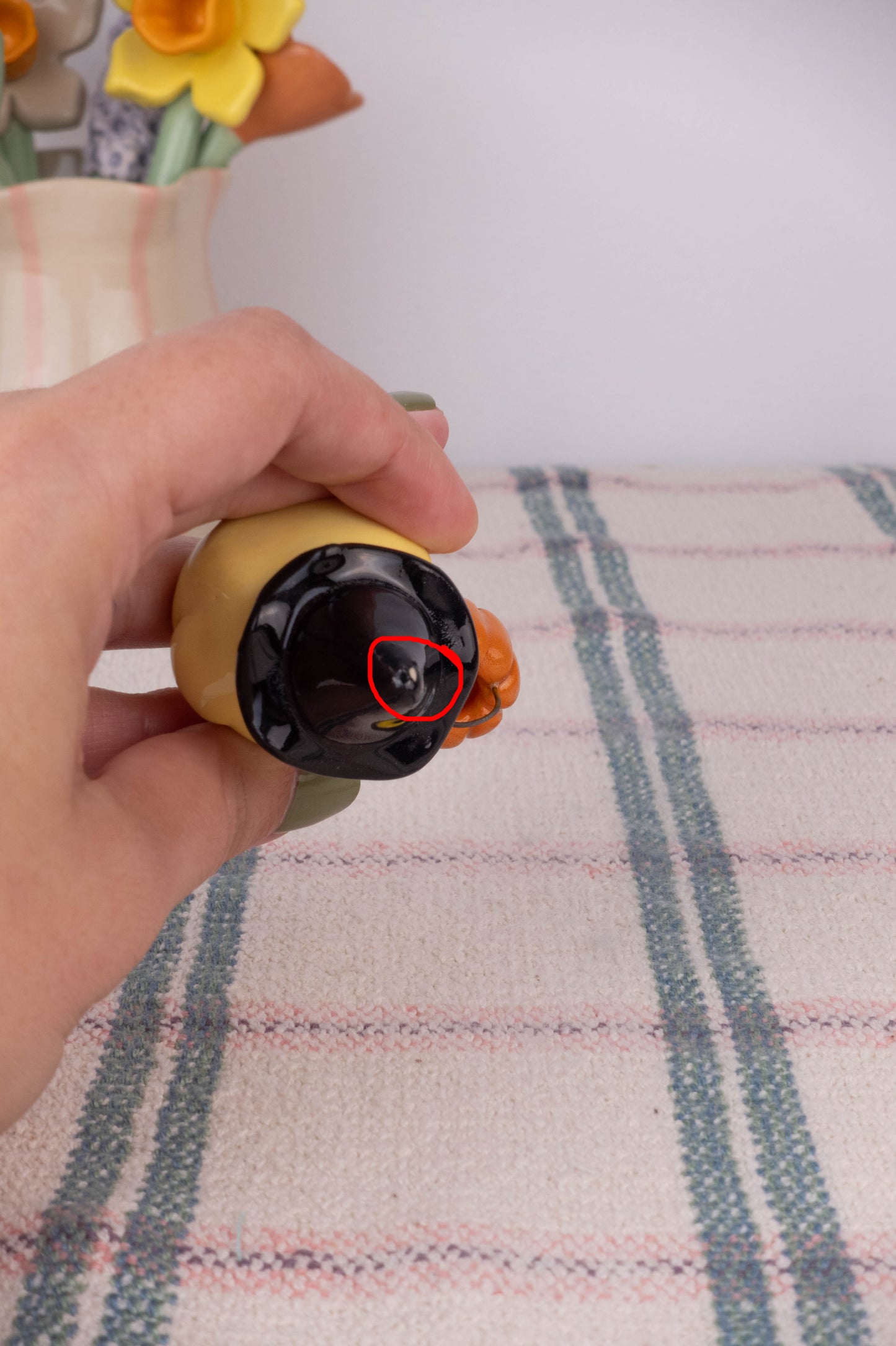 SECOND Witch Mini Duck with Pumpkin