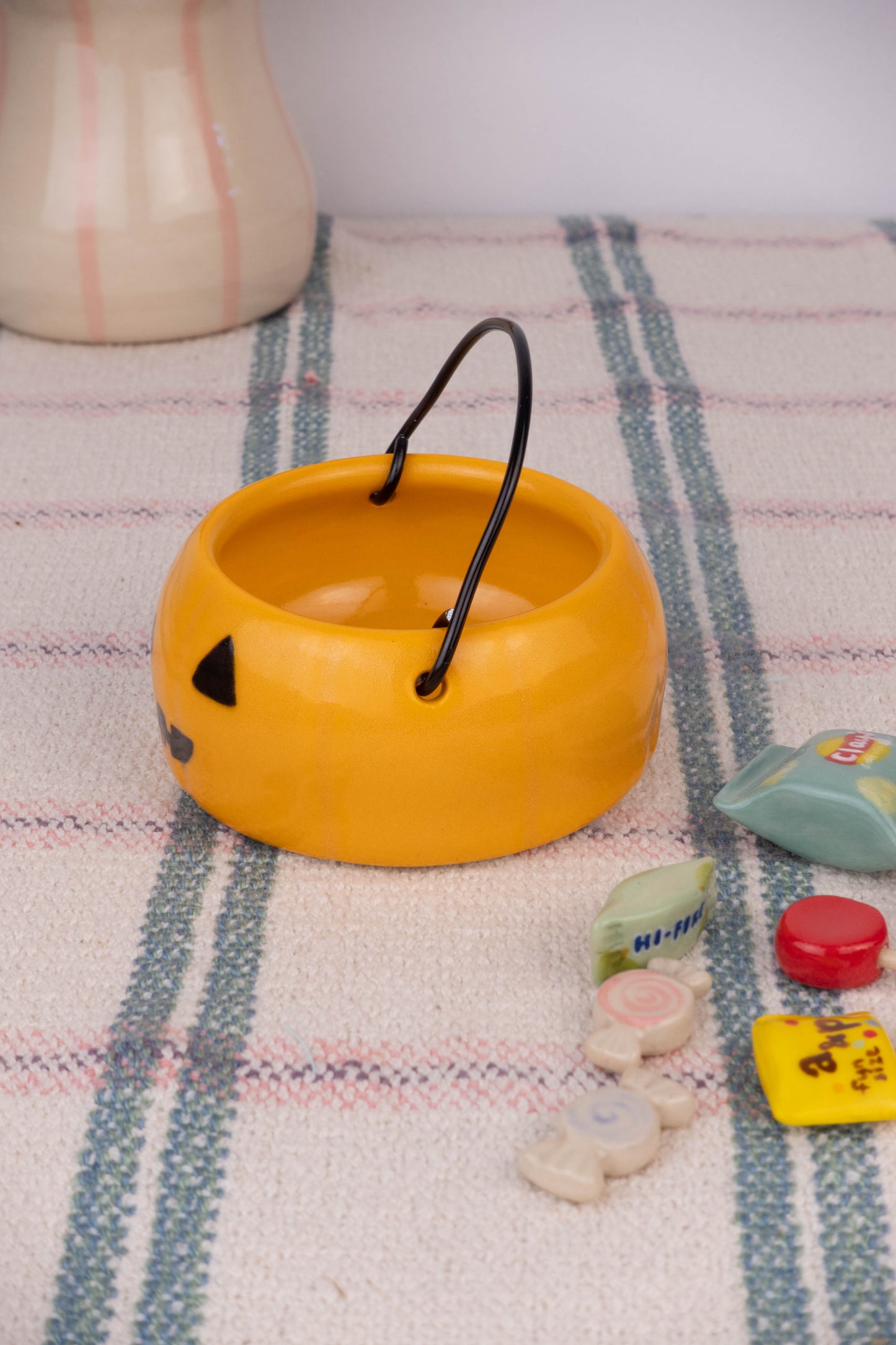 Pumpkin Basket with Assorted Candy