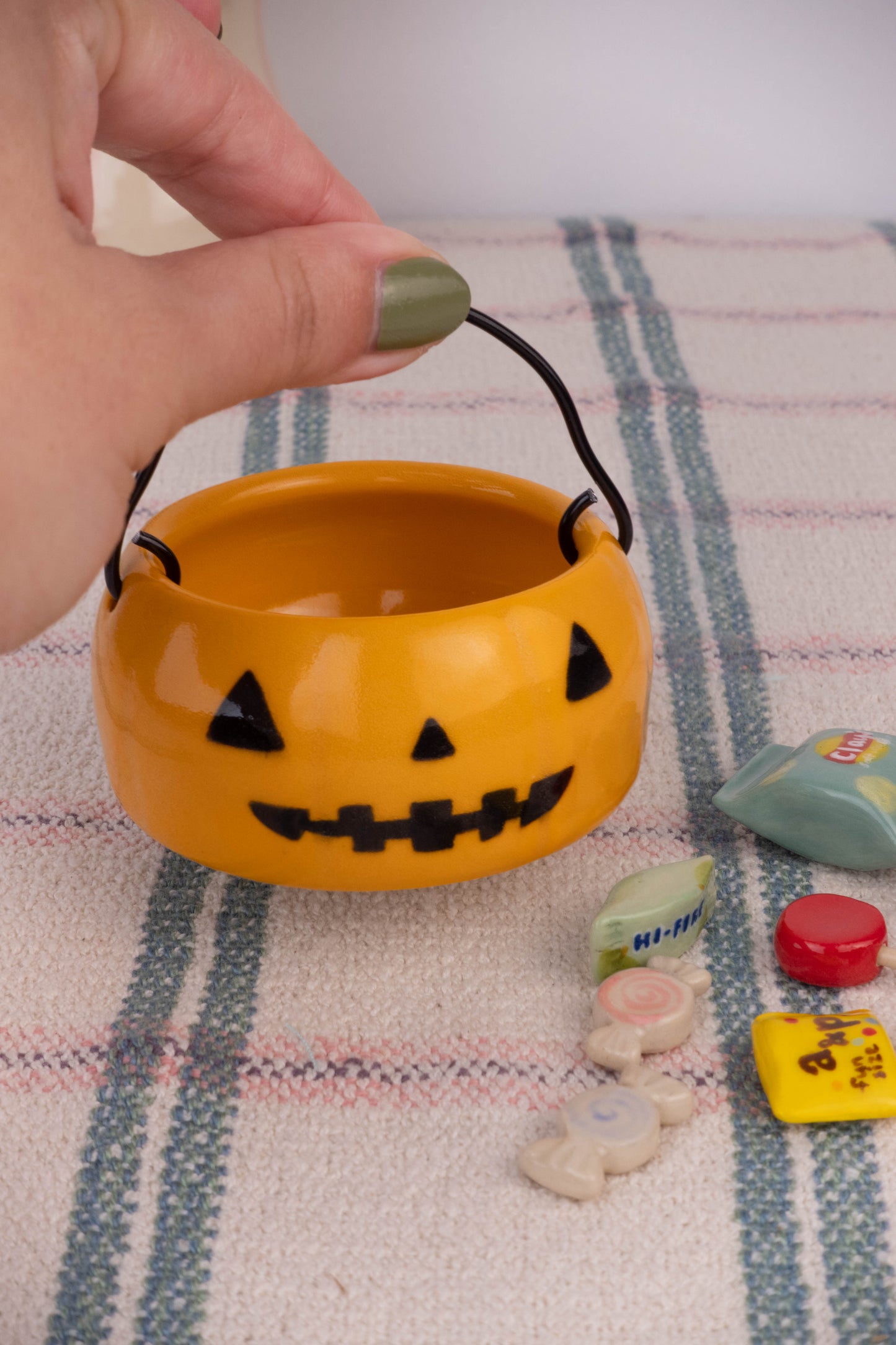 Pumpkin Basket with Assorted Candy