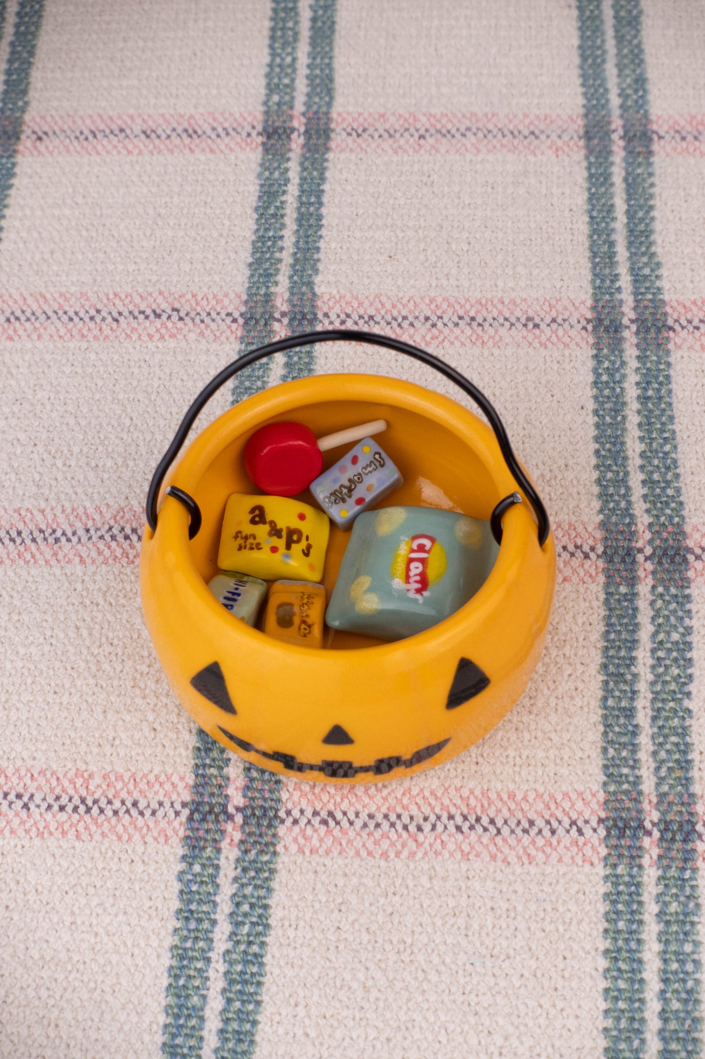 Pumpkin Basket with Assorted Candy