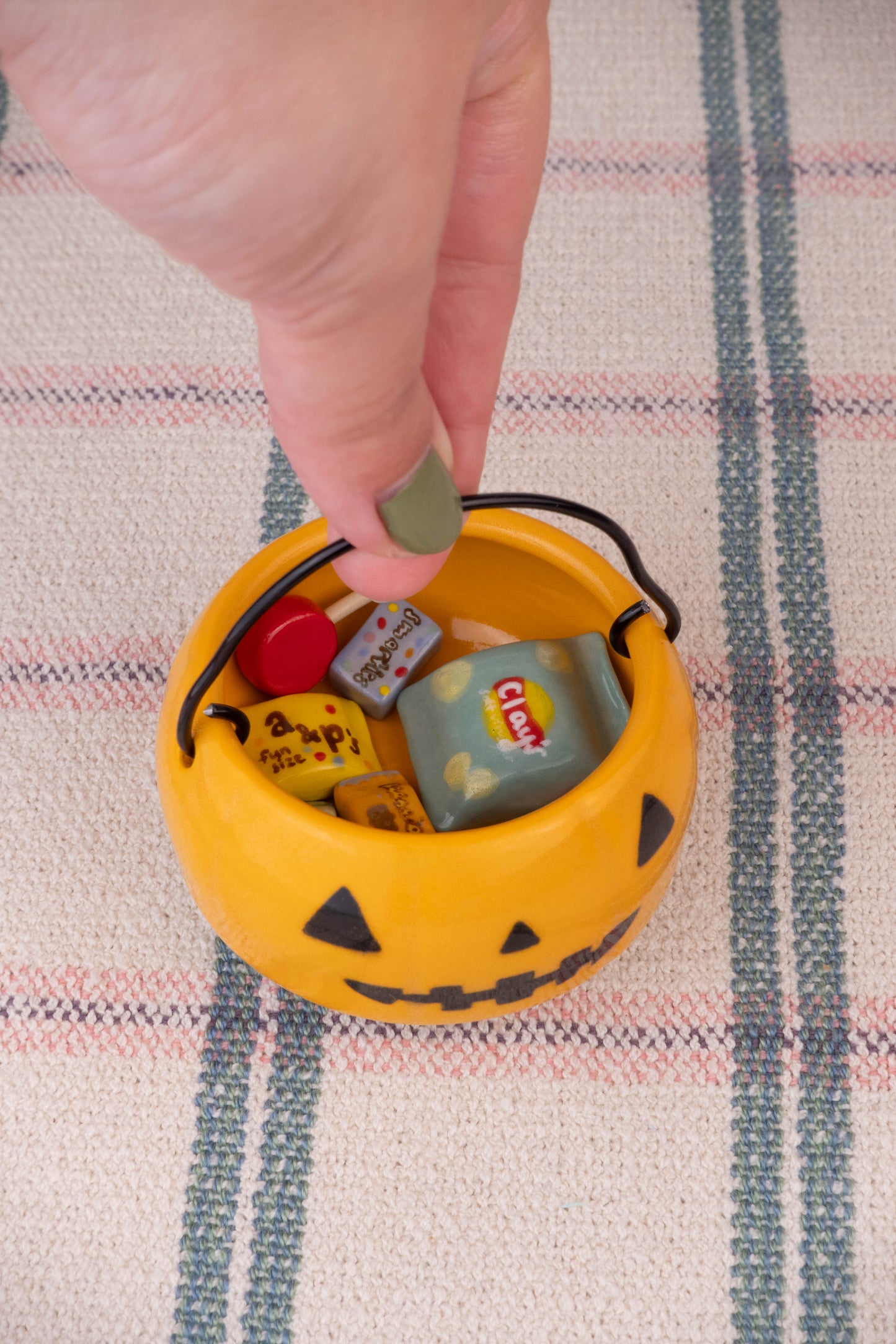 Pumpkin Basket with Assorted Candy