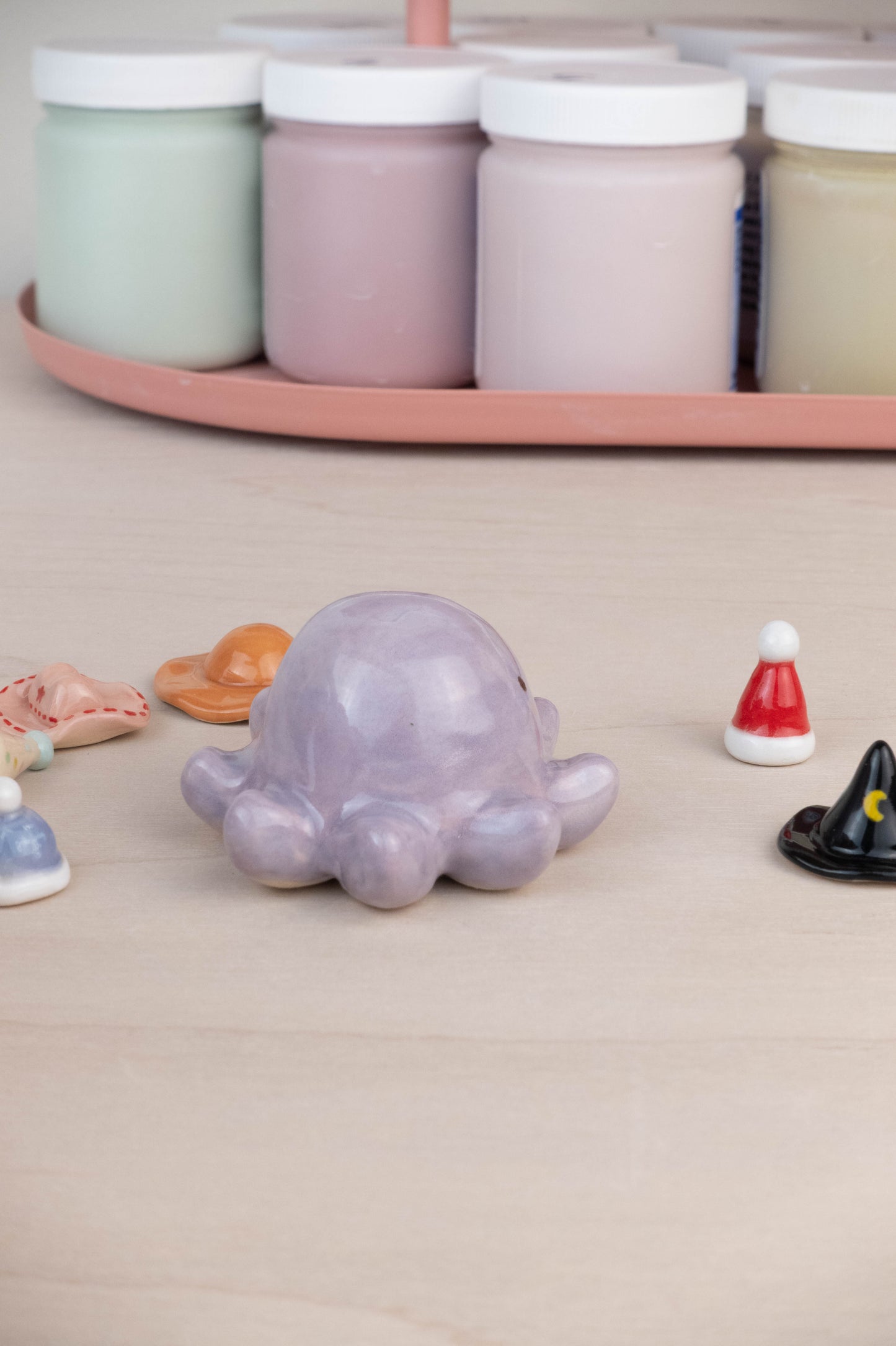 Mini Octopus with 6 Mini Hats