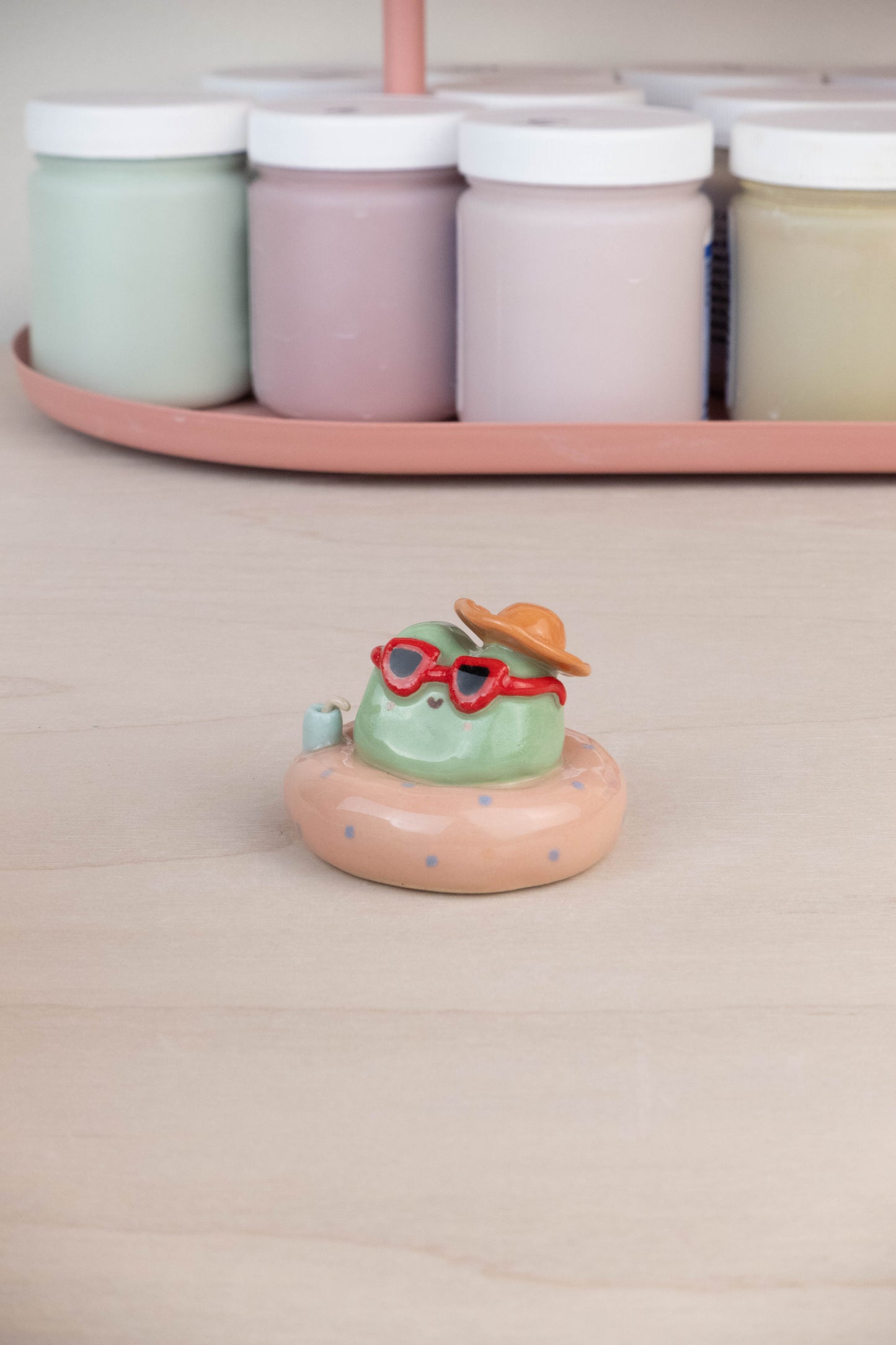 Pool Floatie Sun Protection Frog