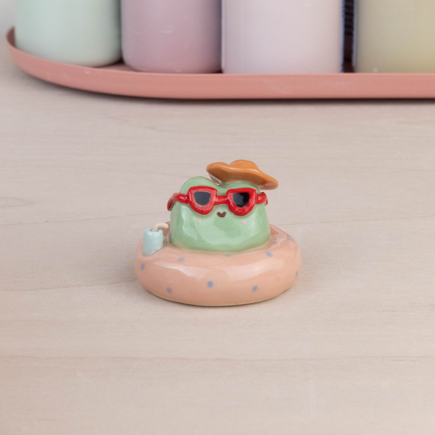 Pool Floatie Sun Protection Frog