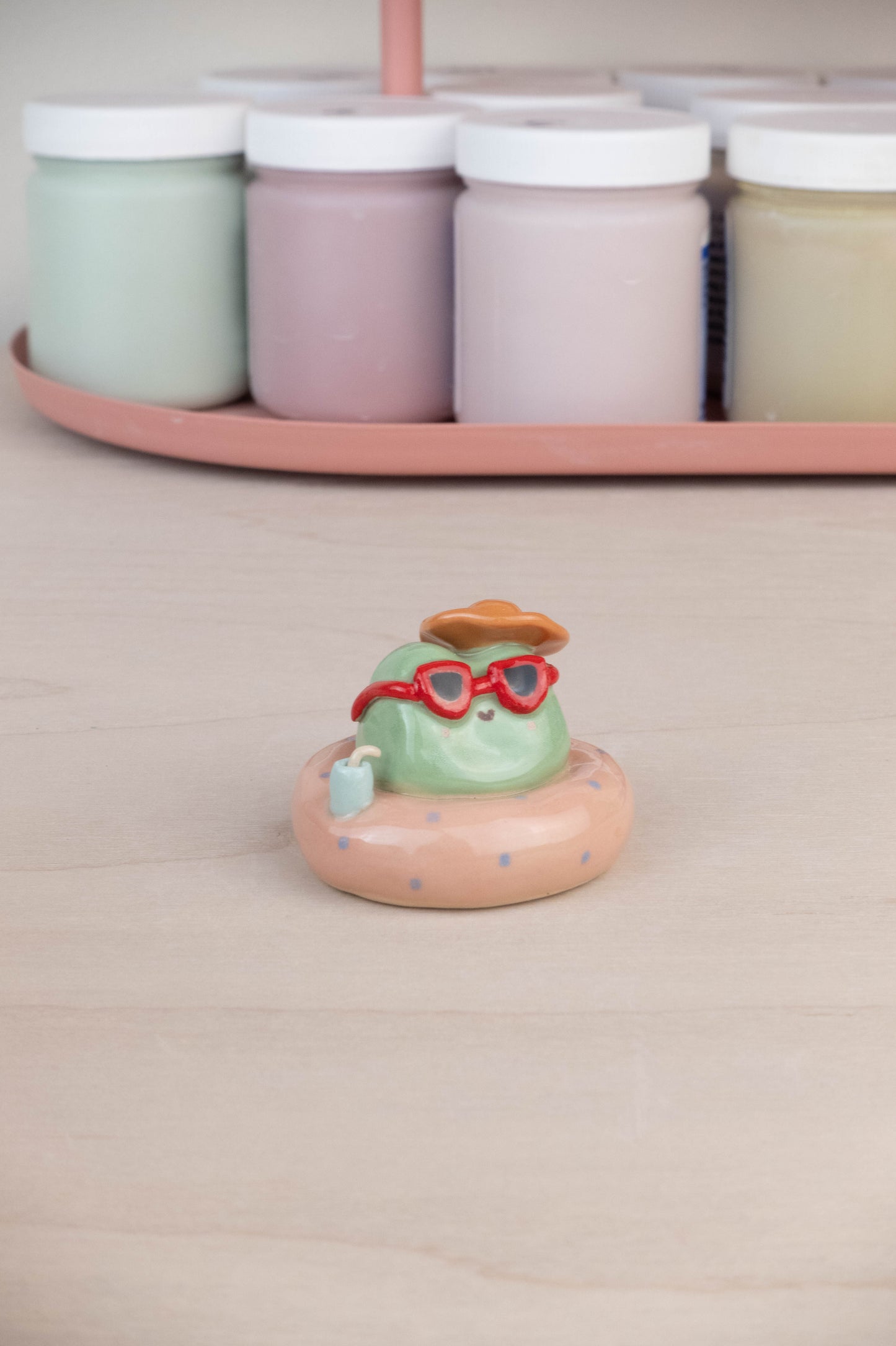Pool Floatie Sun Protection Frog