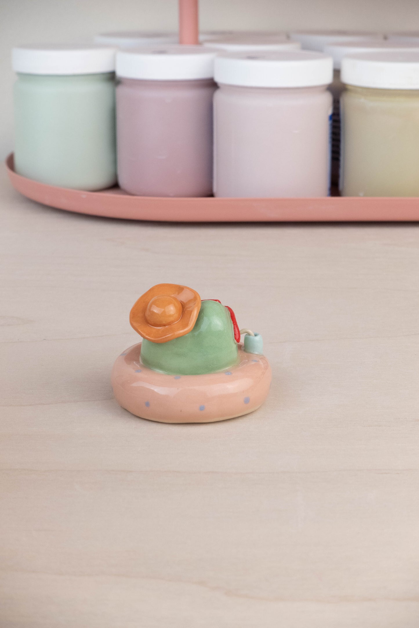 Pool Floatie Sun Protection Frog