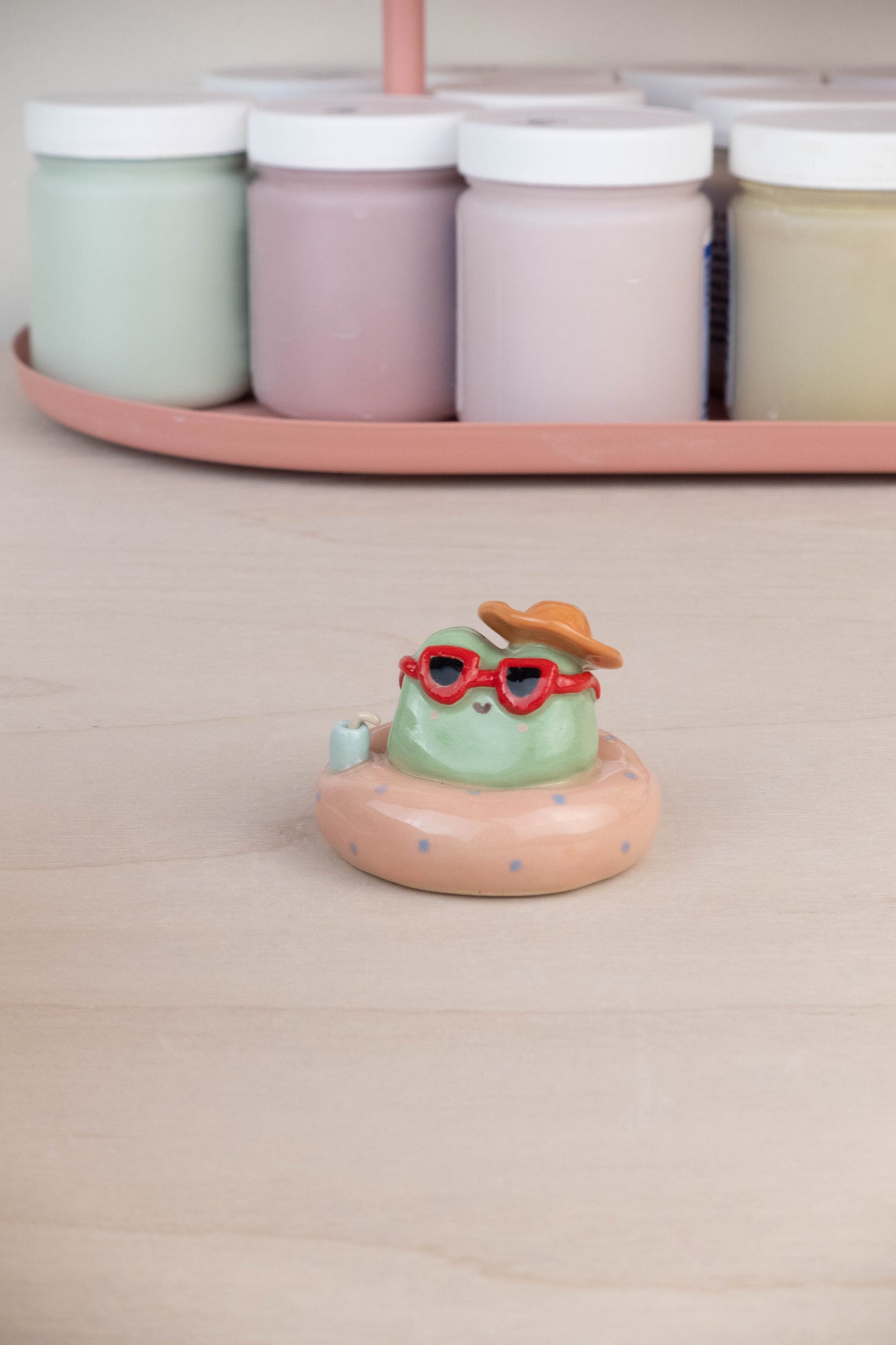 Pool Floatie Sun Protection Frog