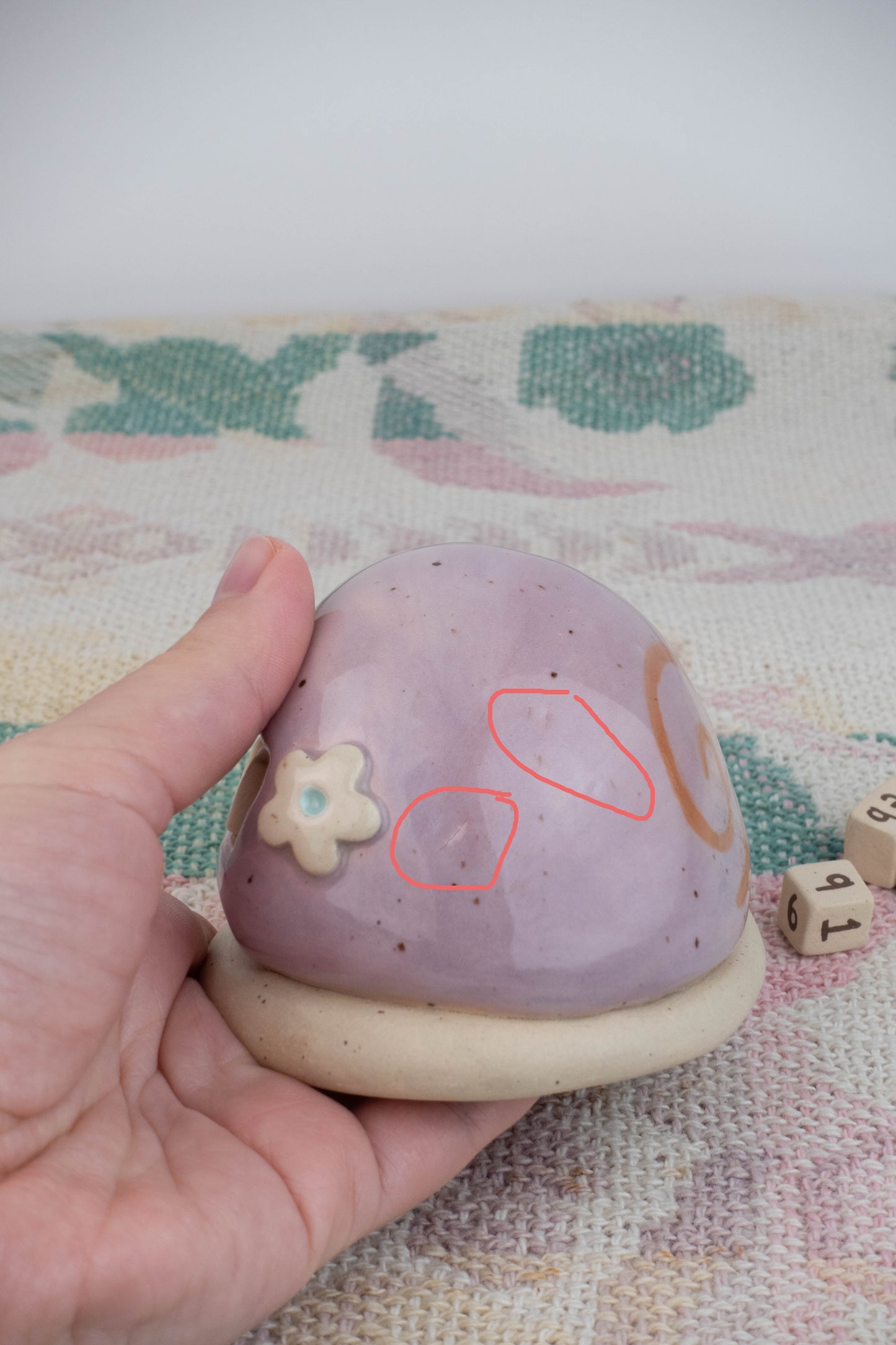 Large Snail Calendar D (Speckled)