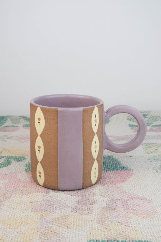 Tall Lavender Wallpaper Mug