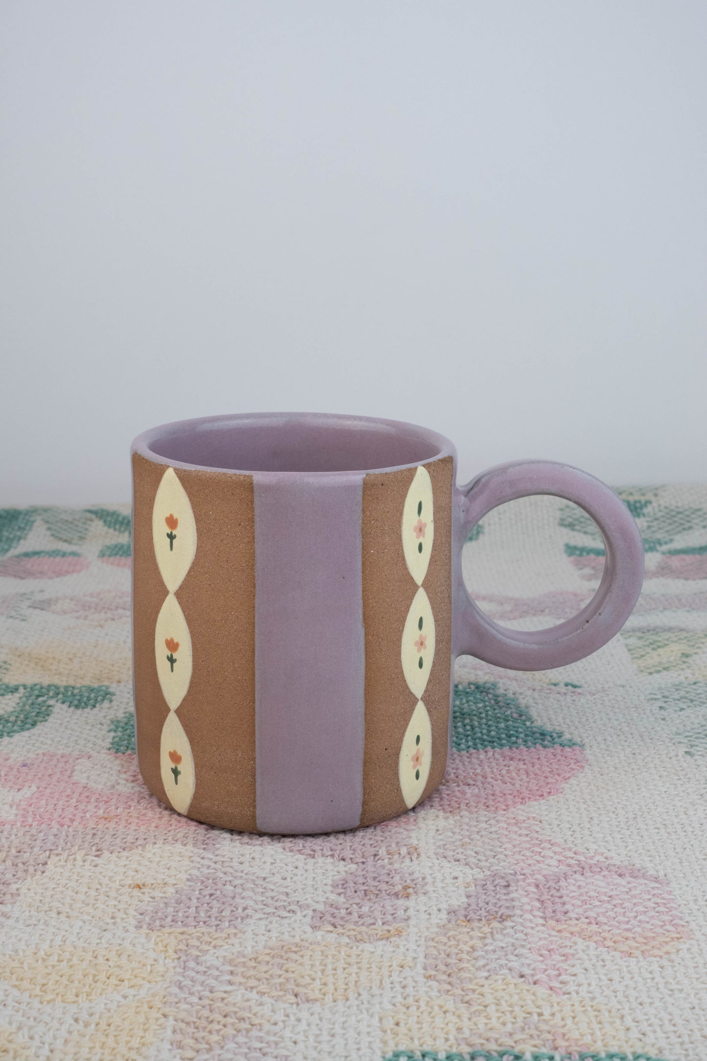Tall Lavender Wallpaper Mug