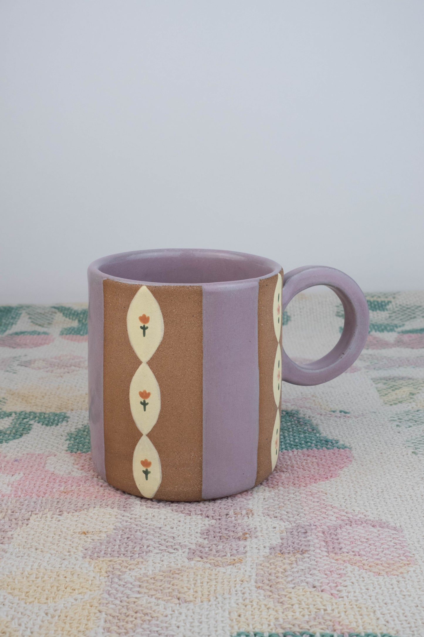 Tall Lavender Wallpaper Mug
