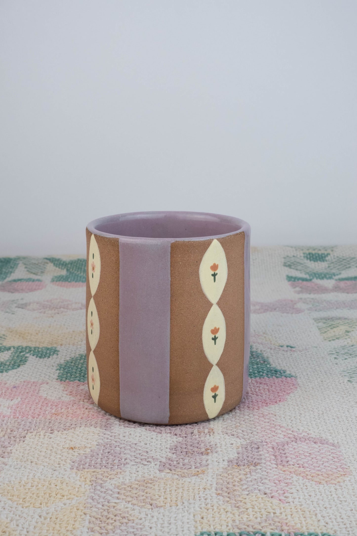 Tall Lavender Wallpaper Mug