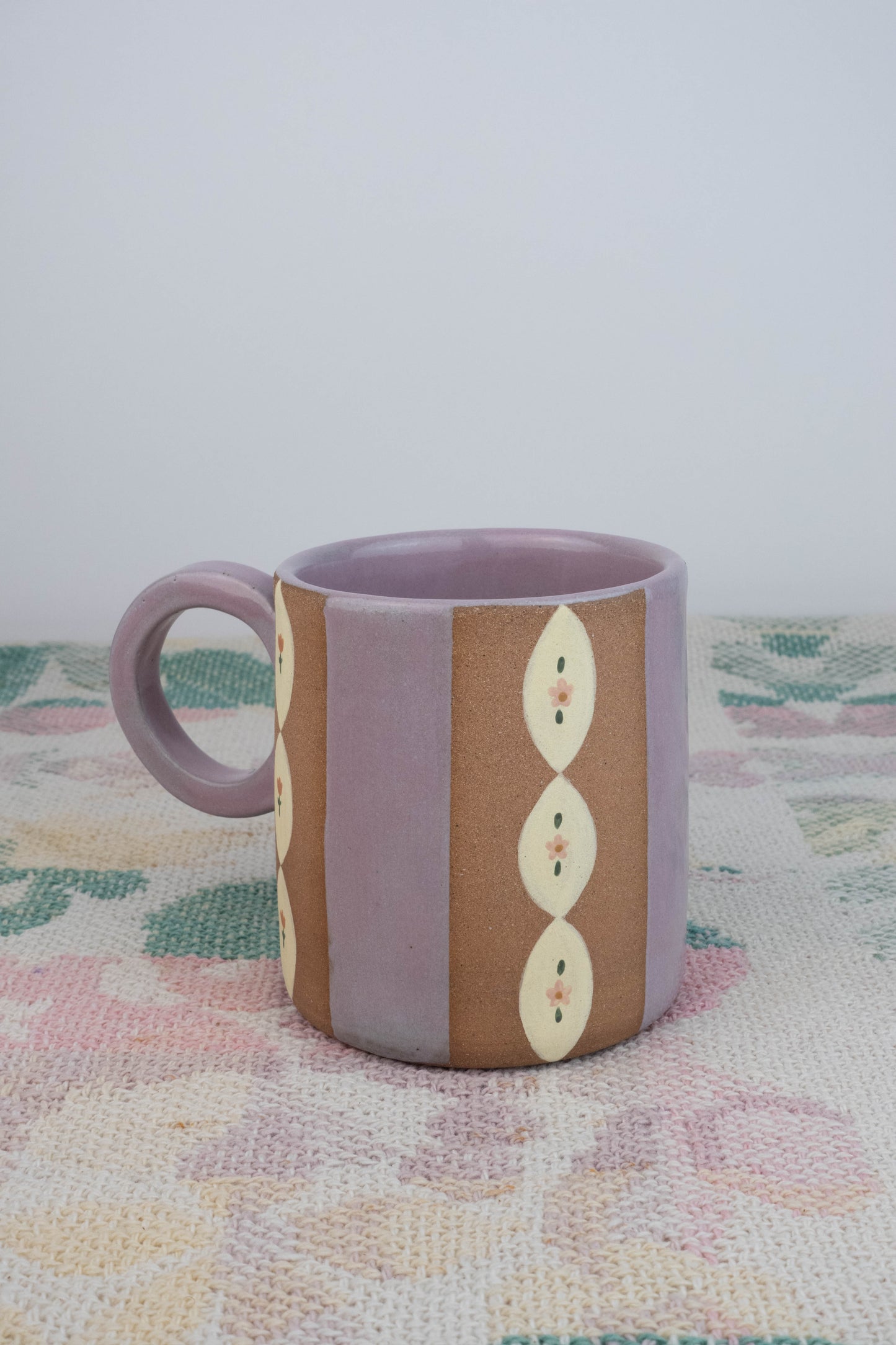 Tall Lavender Wallpaper Mug