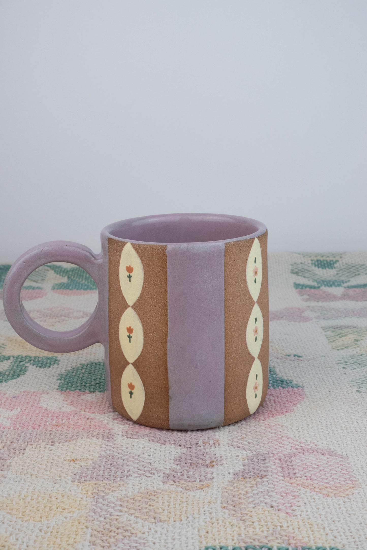Tall Lavender Wallpaper Mug