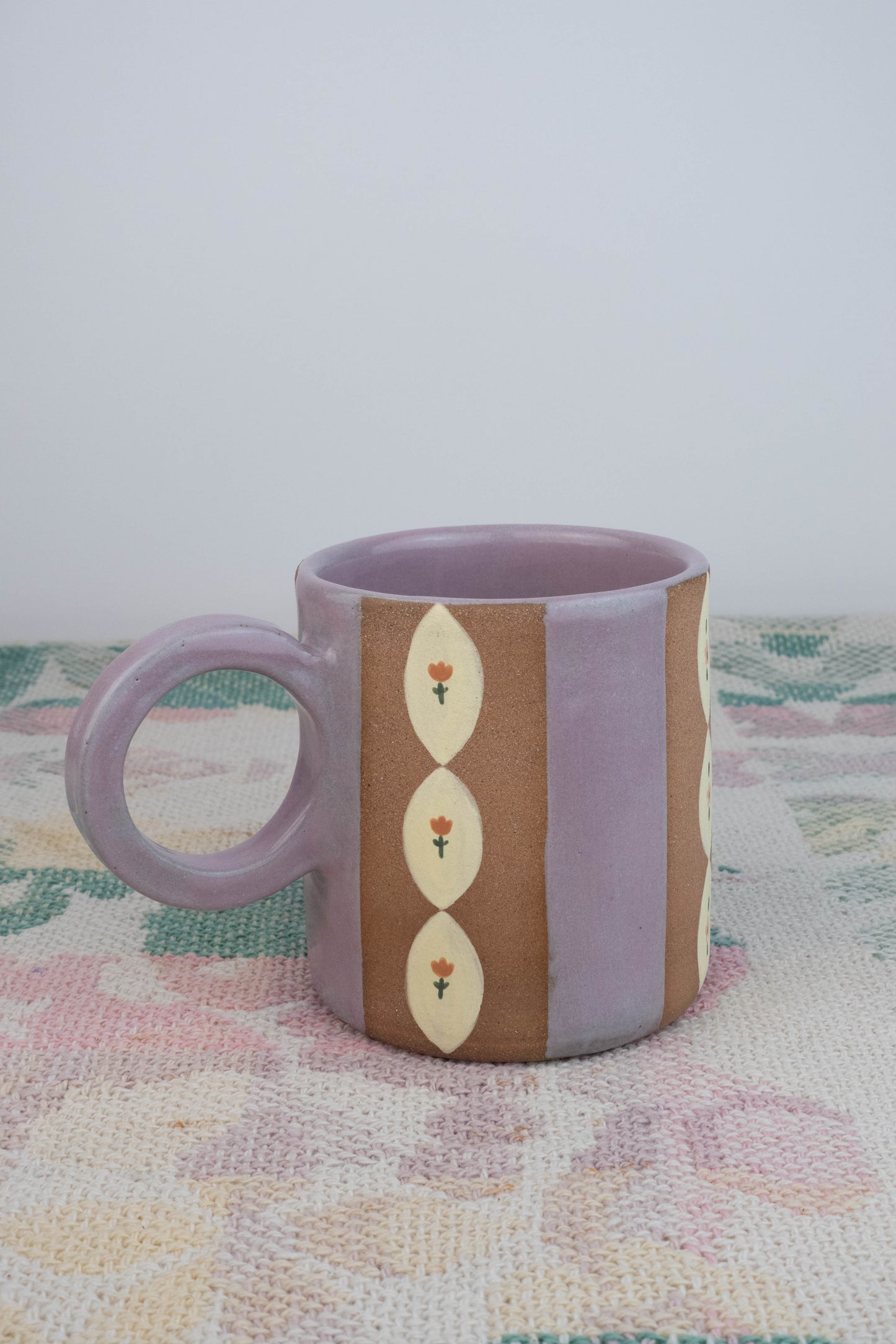 Tall Lavender Wallpaper Mug