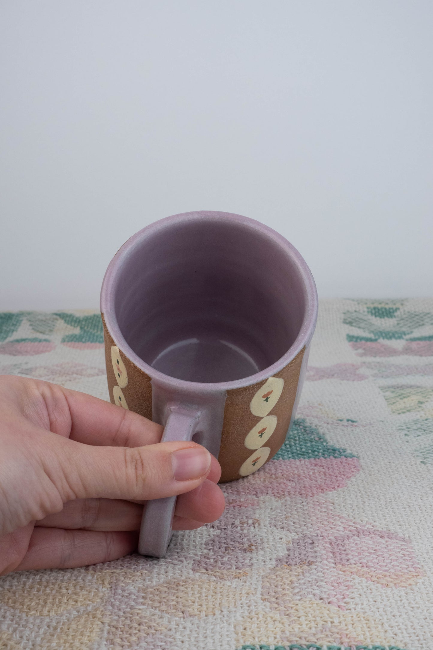 Tall Lavender Wallpaper Mug