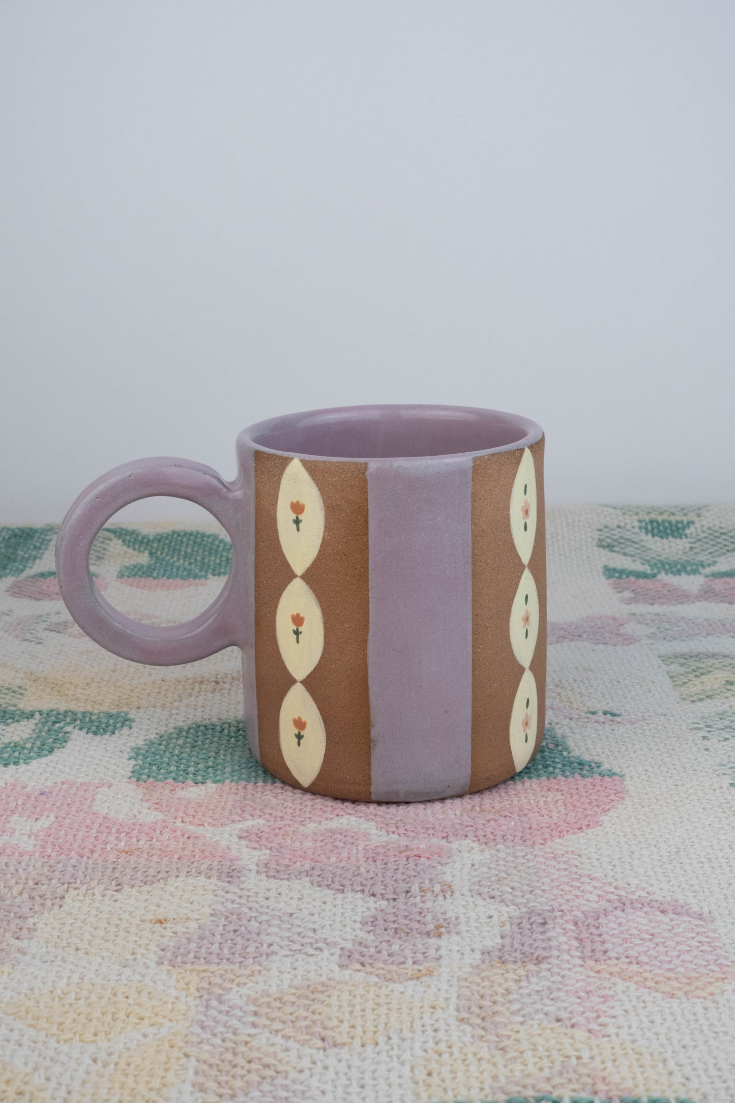Tall Lavender Wallpaper Mug