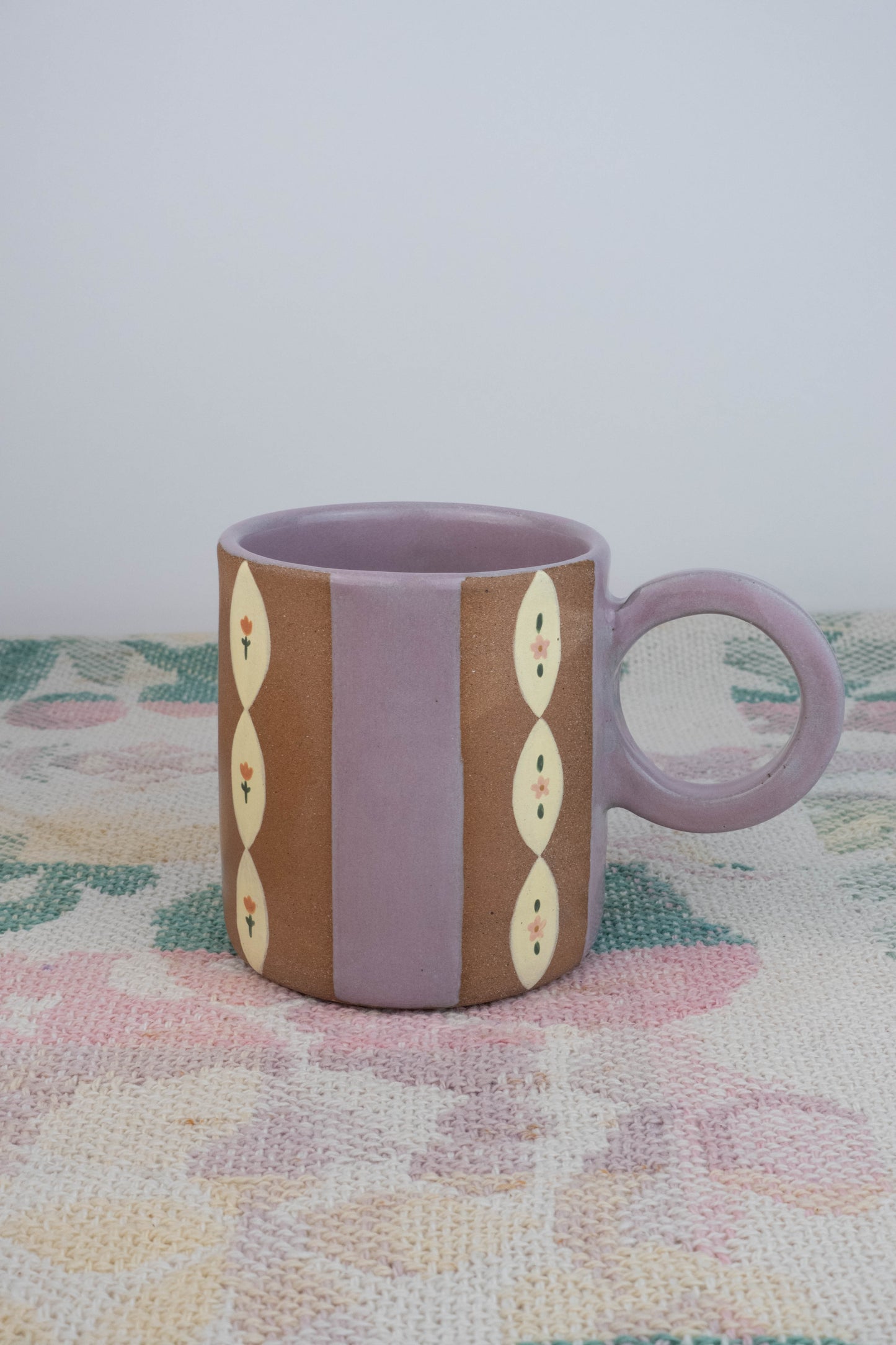 Tall Lavender Wallpaper Mug