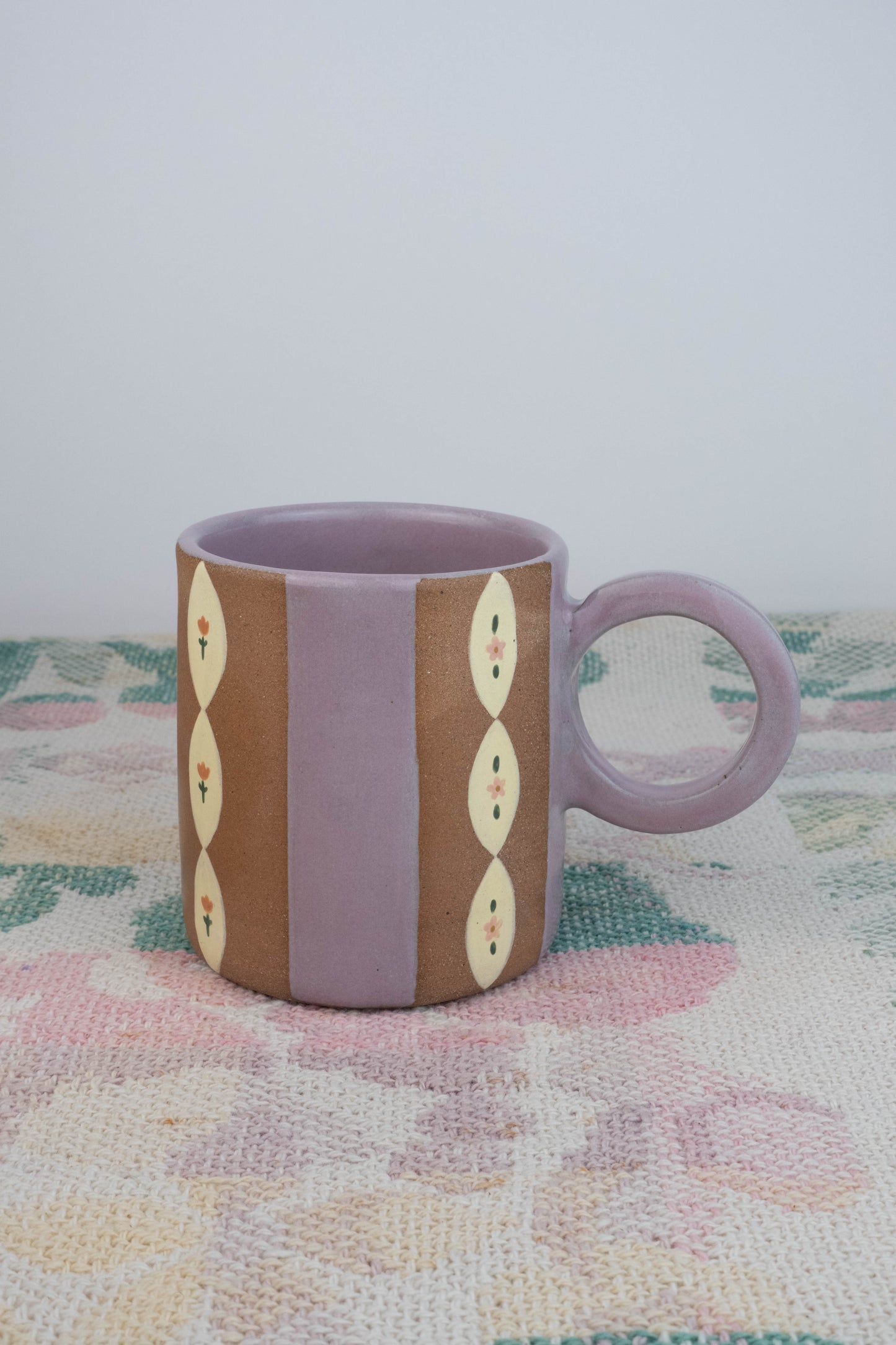 Tall Lavender Wallpaper Mug