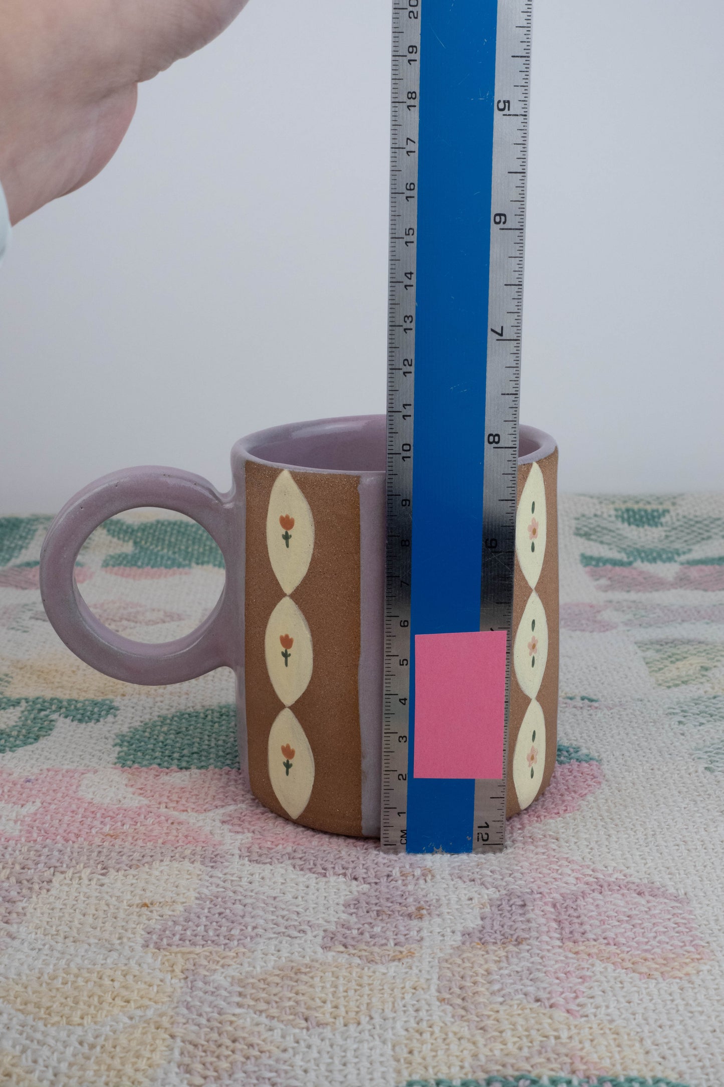 Tall Lavender Wallpaper Mug