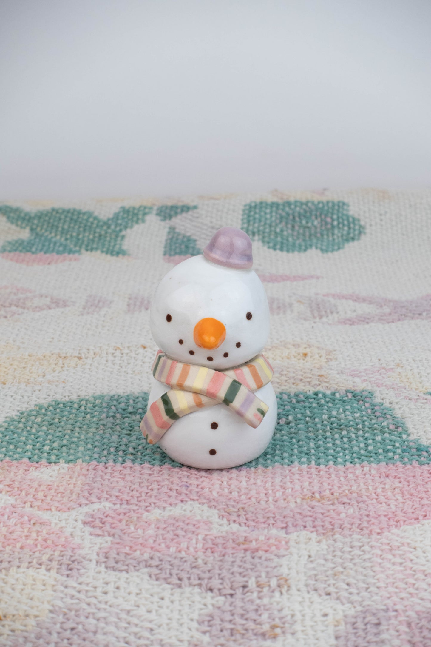 Mini Speckled Snowman