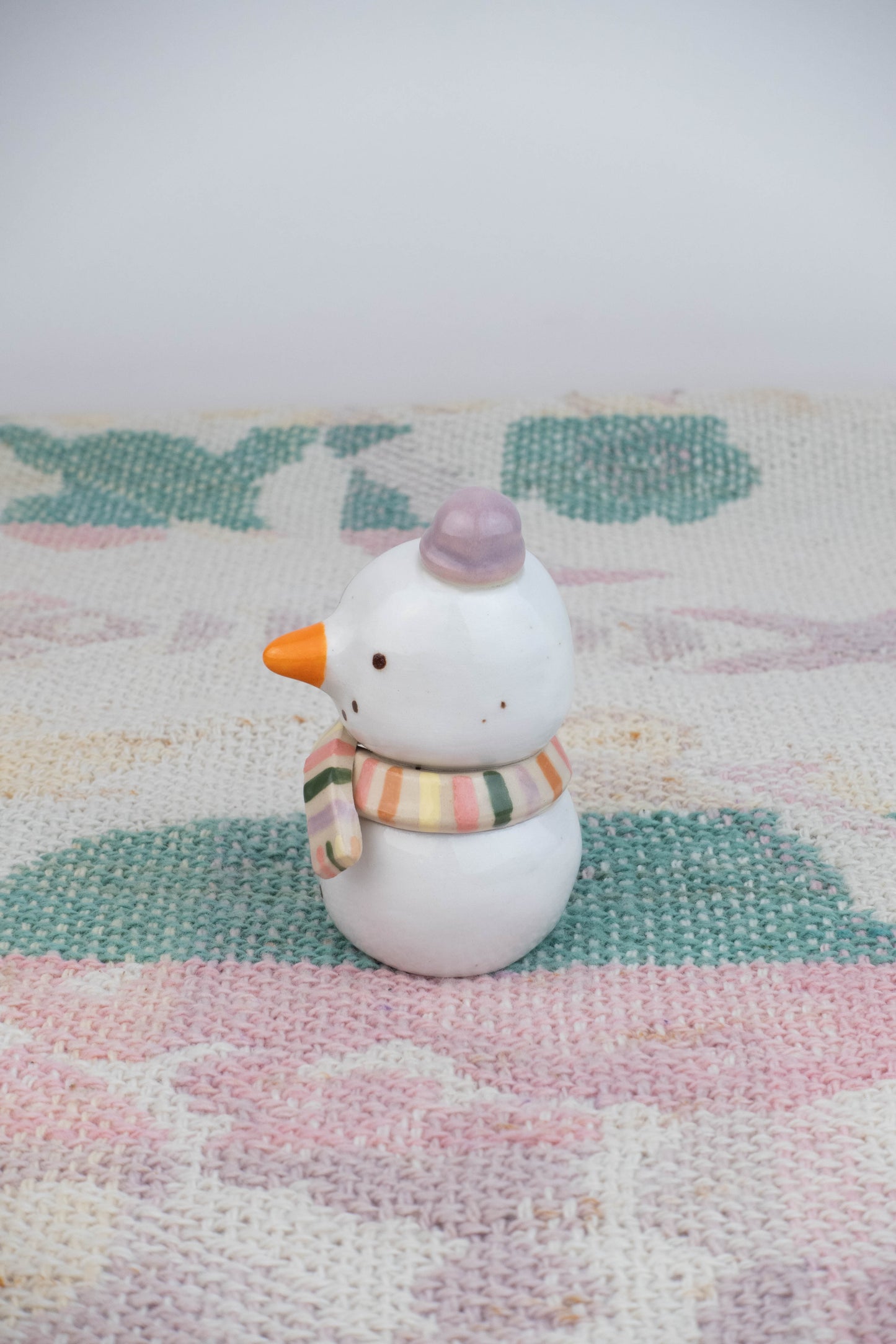 Mini Speckled Snowman