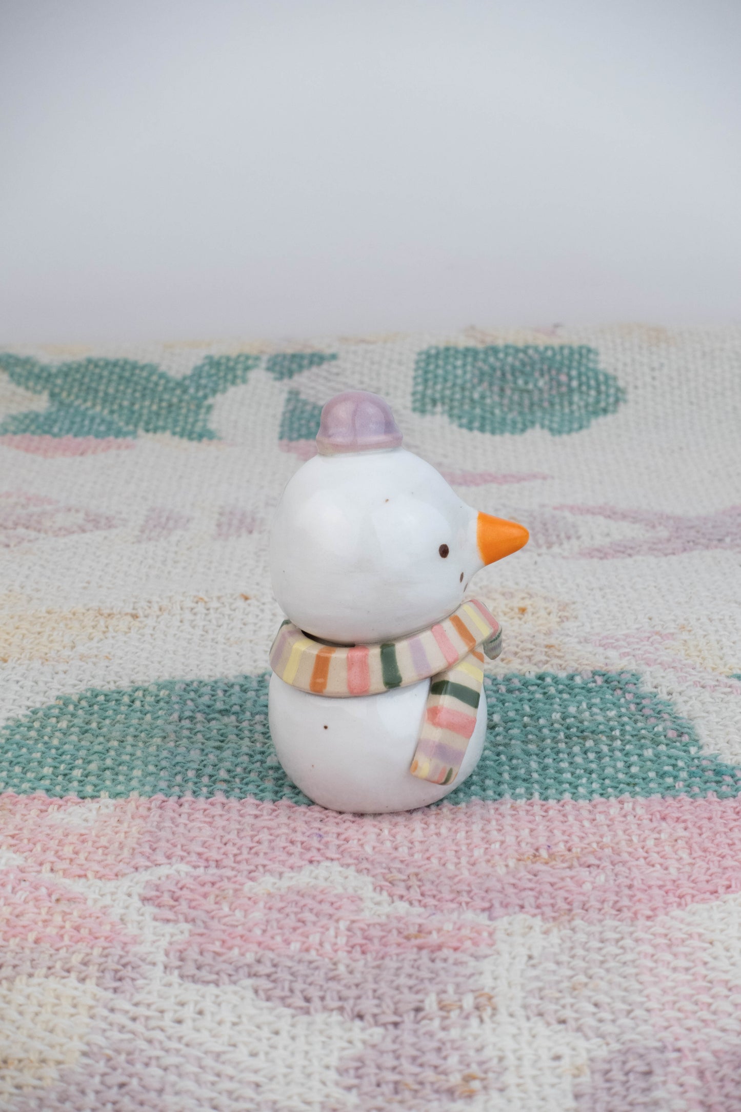 Mini Speckled Snowman