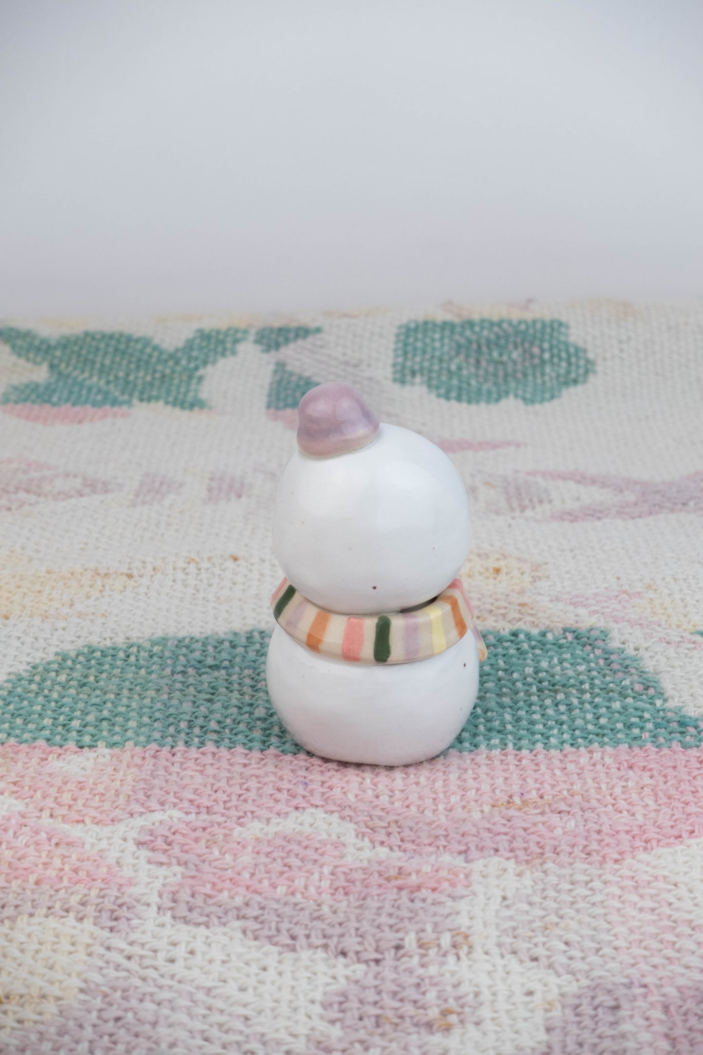 Mini Speckled Snowman