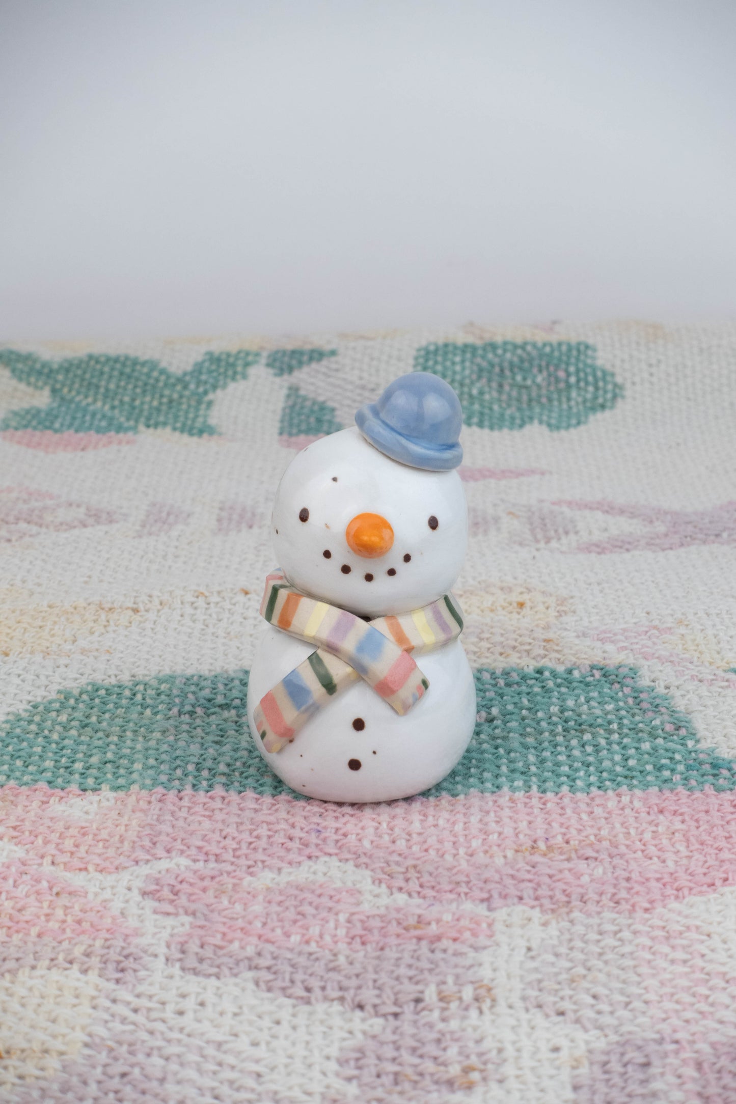 Mini Speckled Snowman