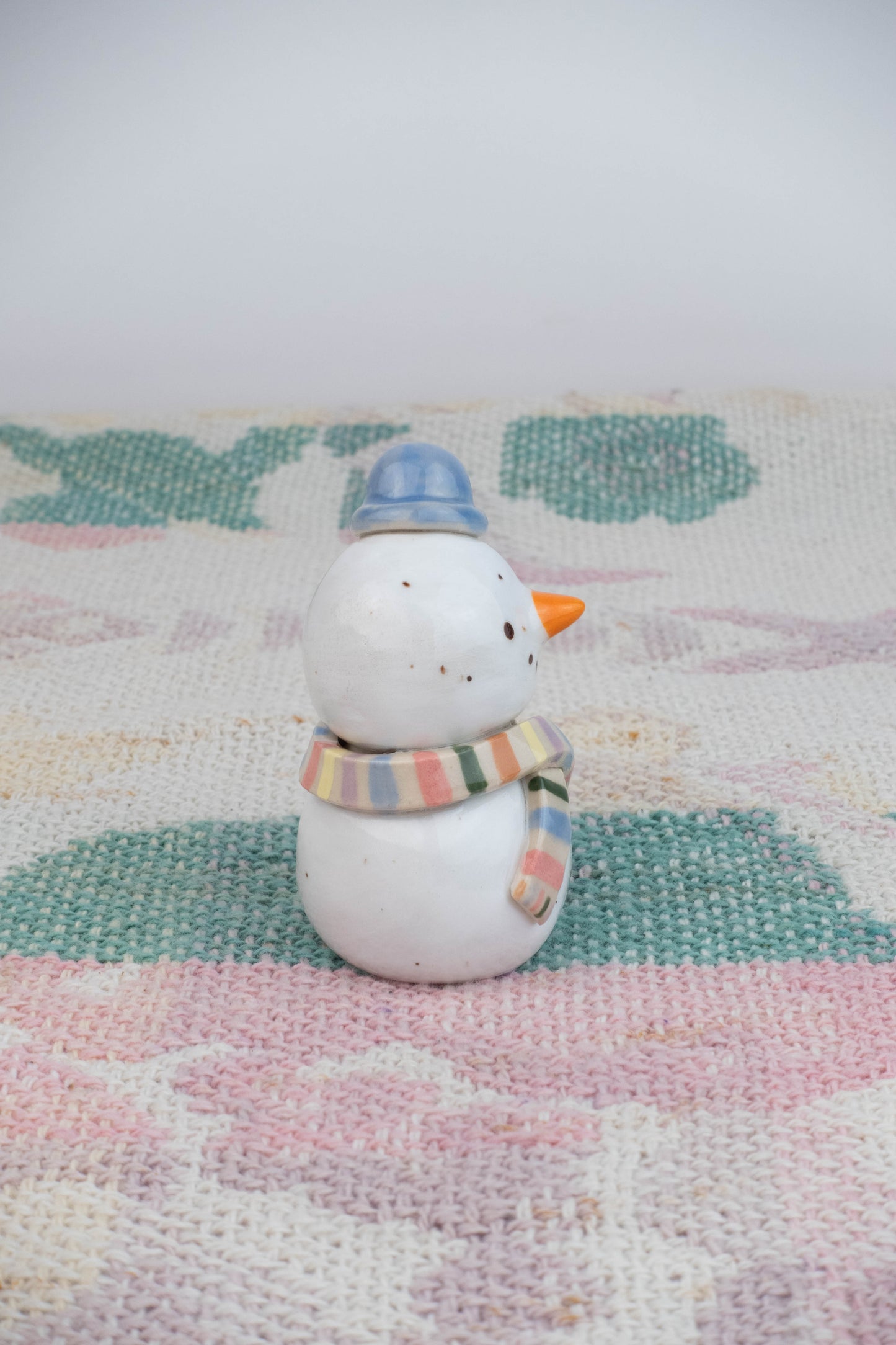 Mini Speckled Snowman
