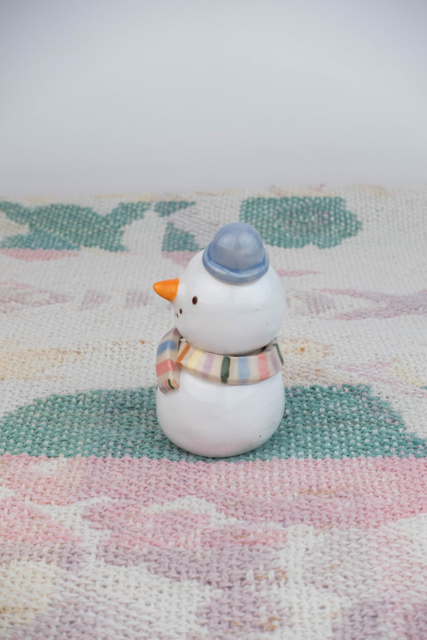 Mini Speckled Snowman