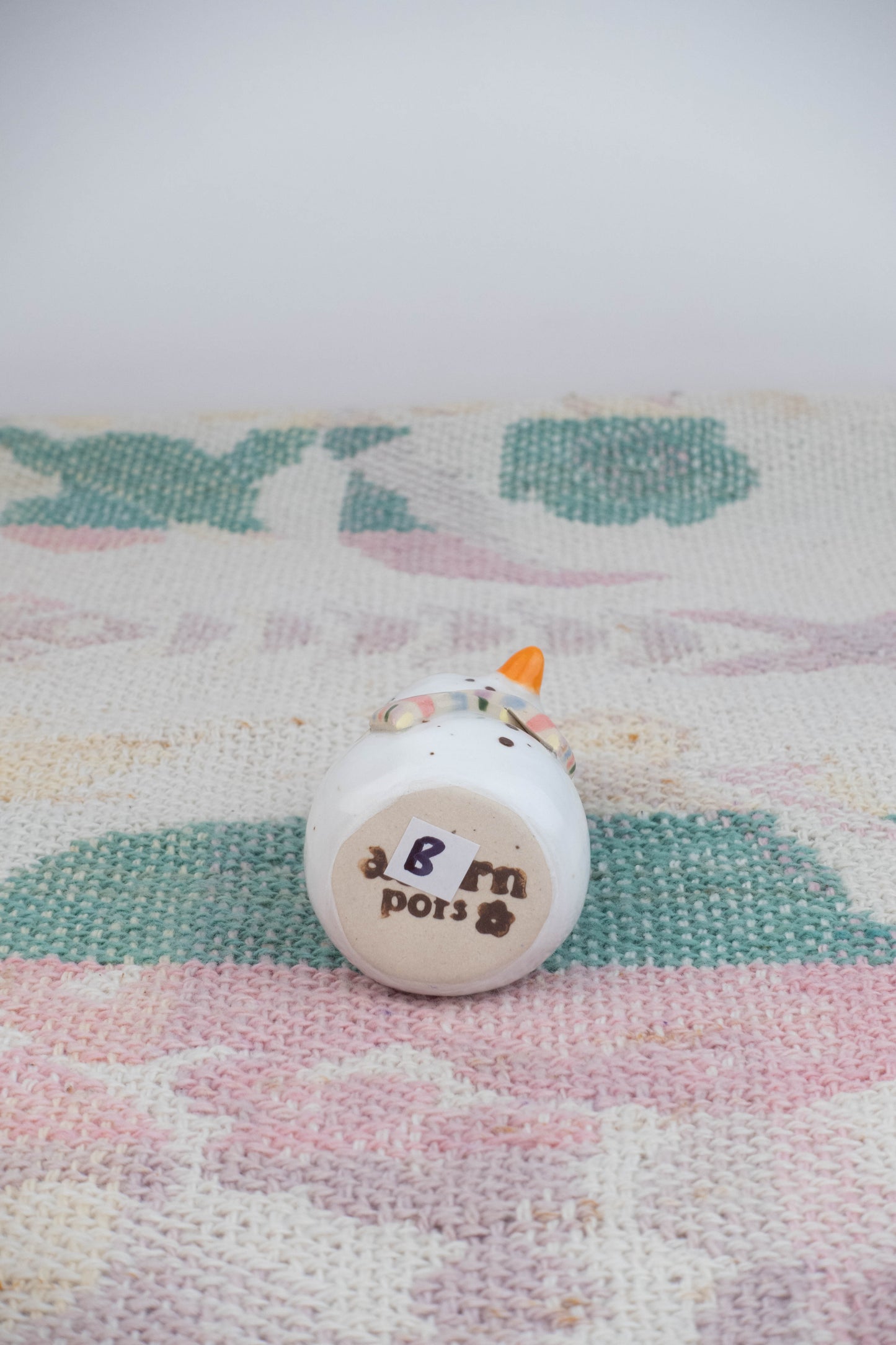 Mini Speckled Snowman