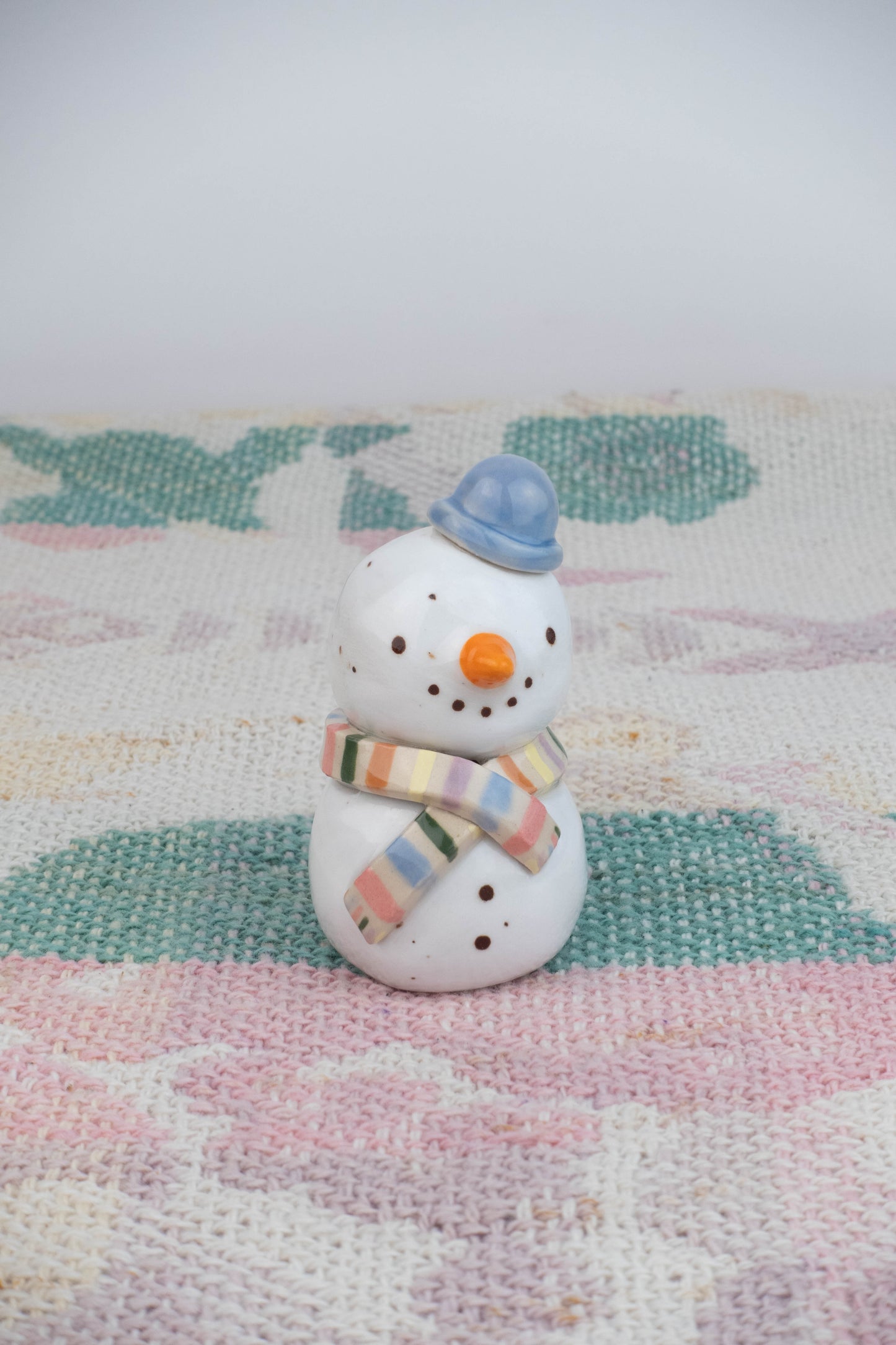 Mini Speckled Snowman