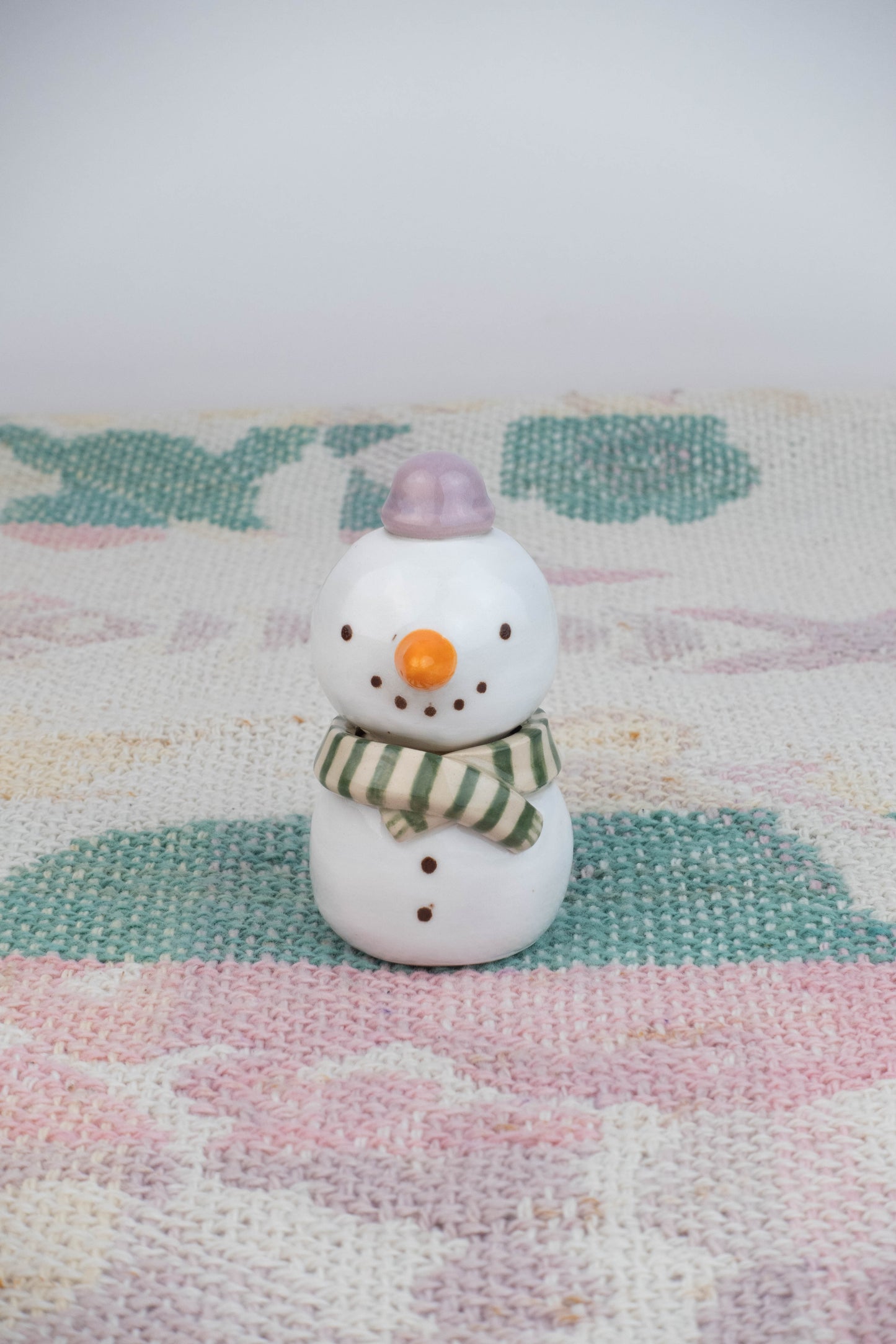 Mini Speckled Snowman