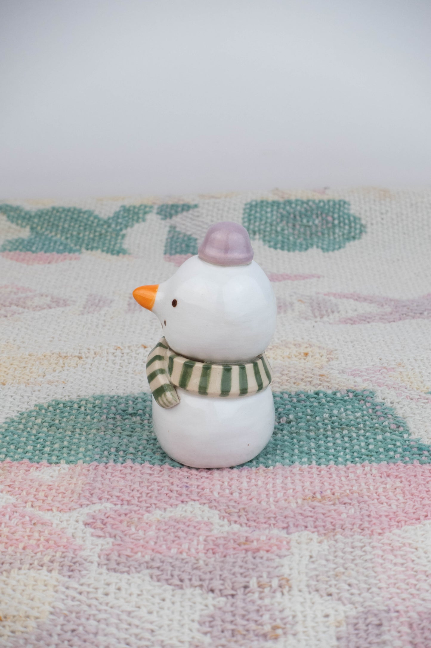 Mini Speckled Snowman