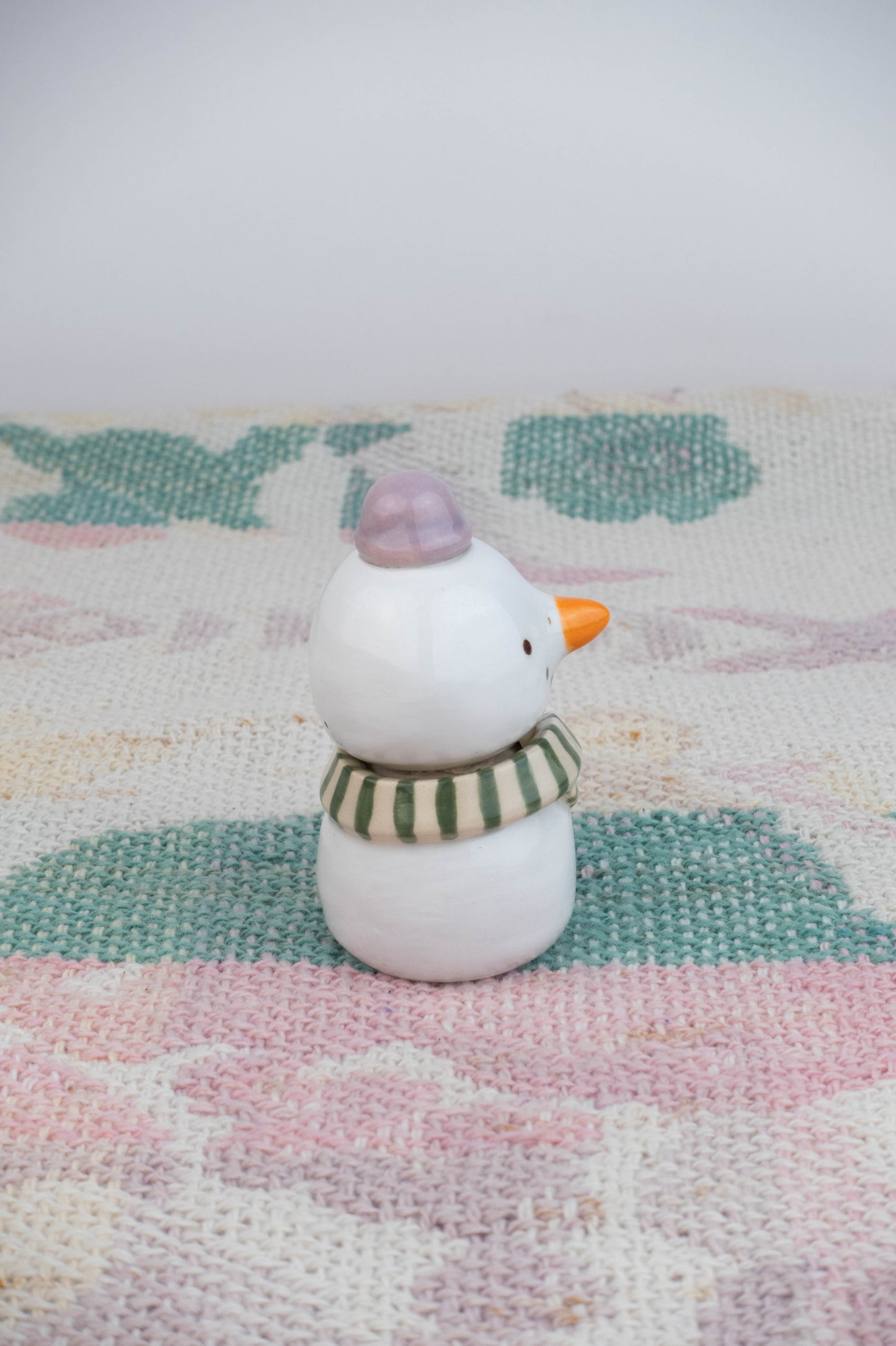 Mini Speckled Snowman