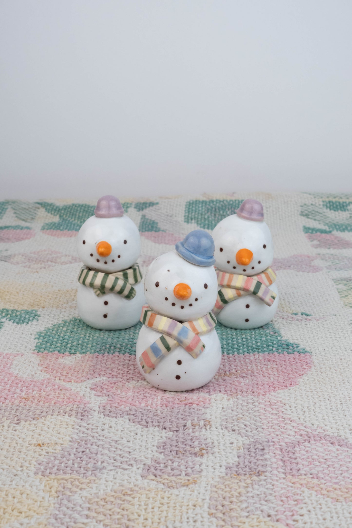 Mini Speckled Snowman