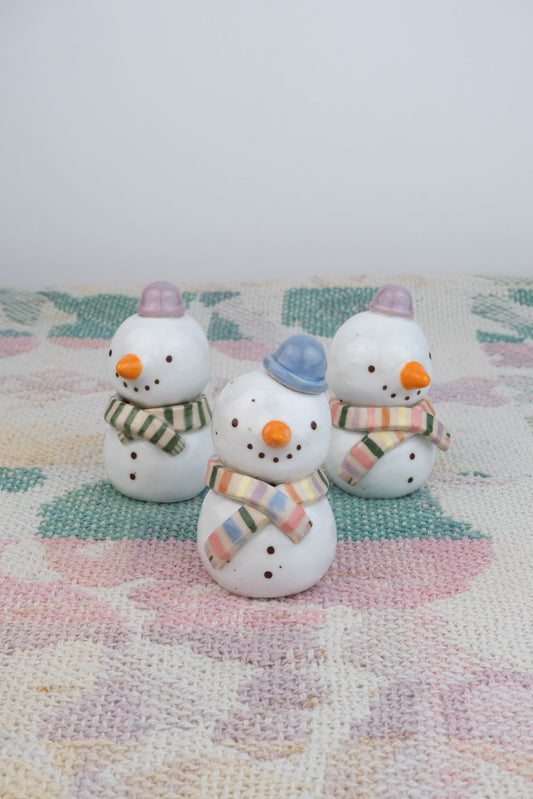 Mini Speckled Snowman