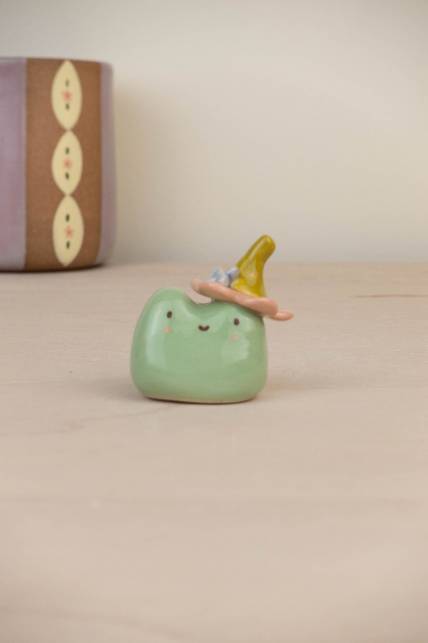 Frog with Flower Hat