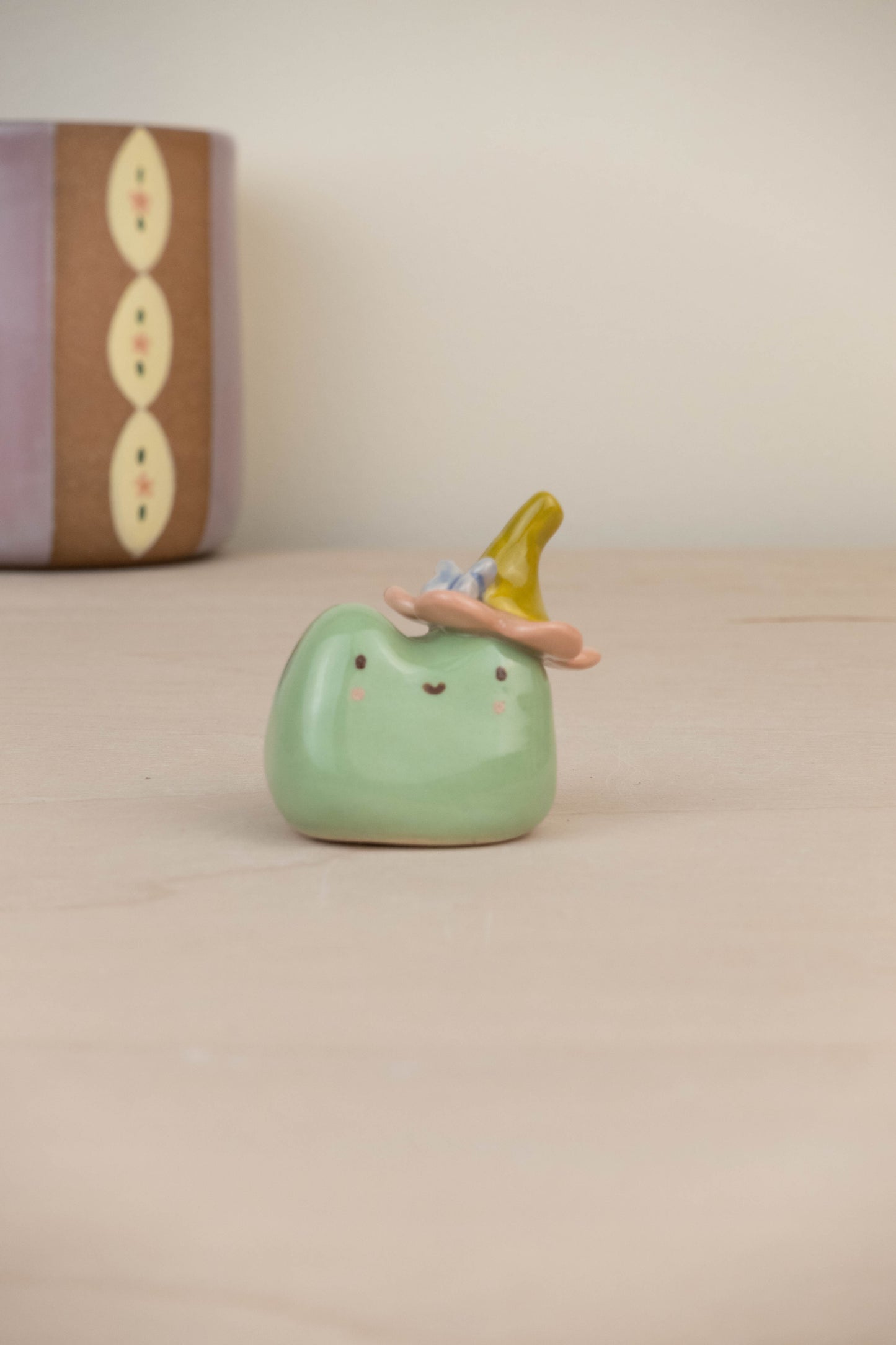 Frog with Flower Hat