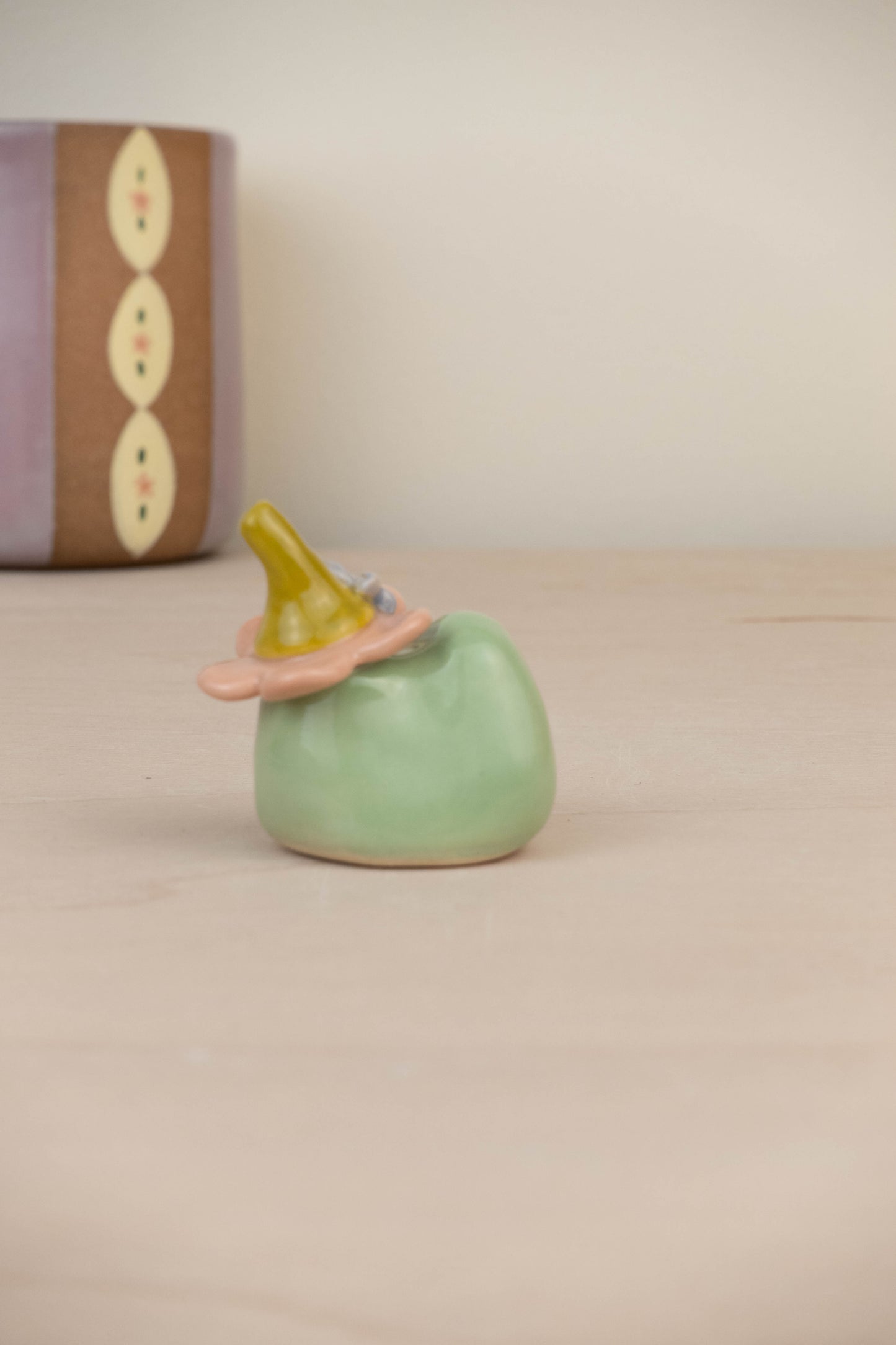 Frog with Flower Hat