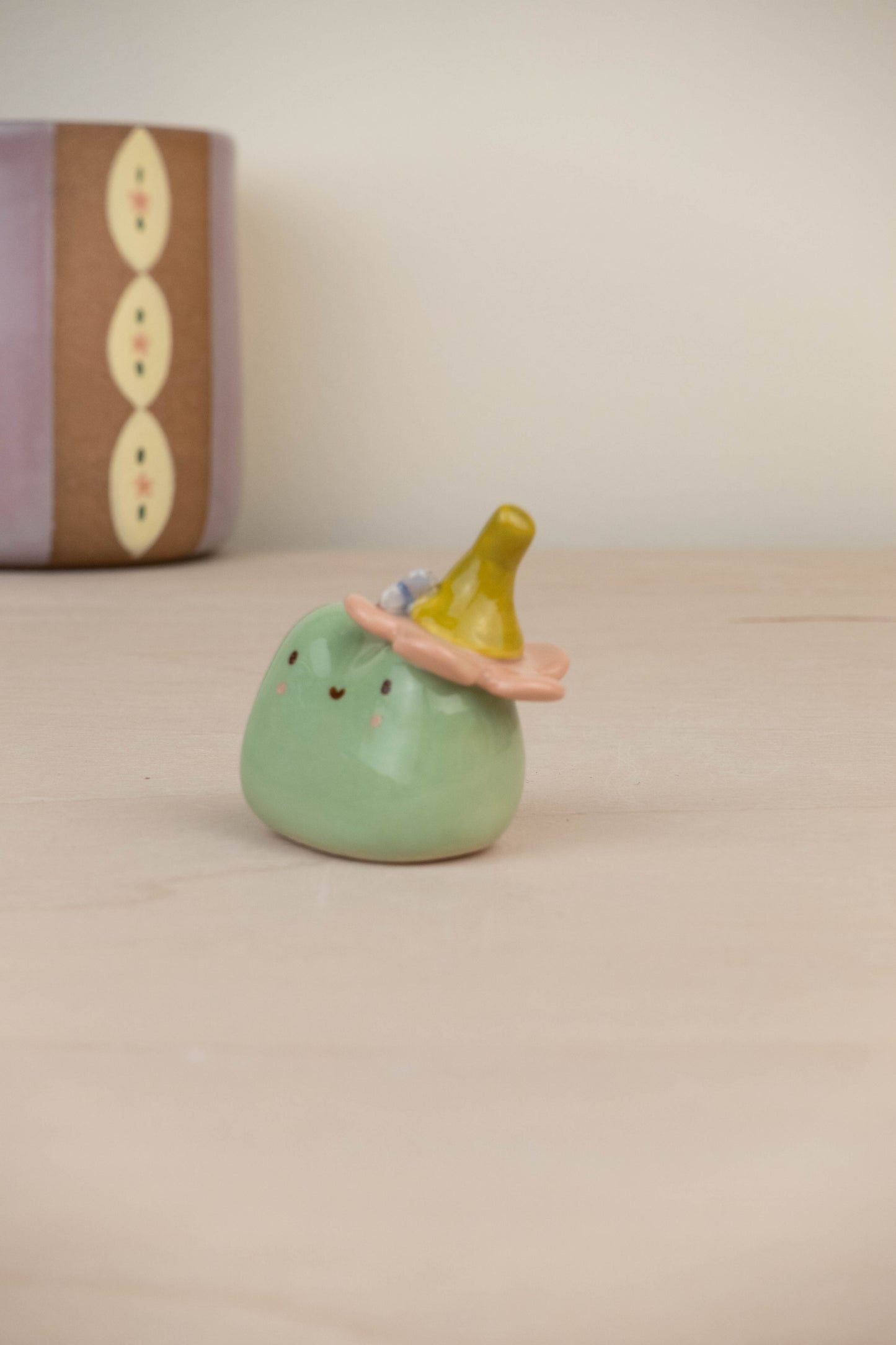 Frog with Flower Hat