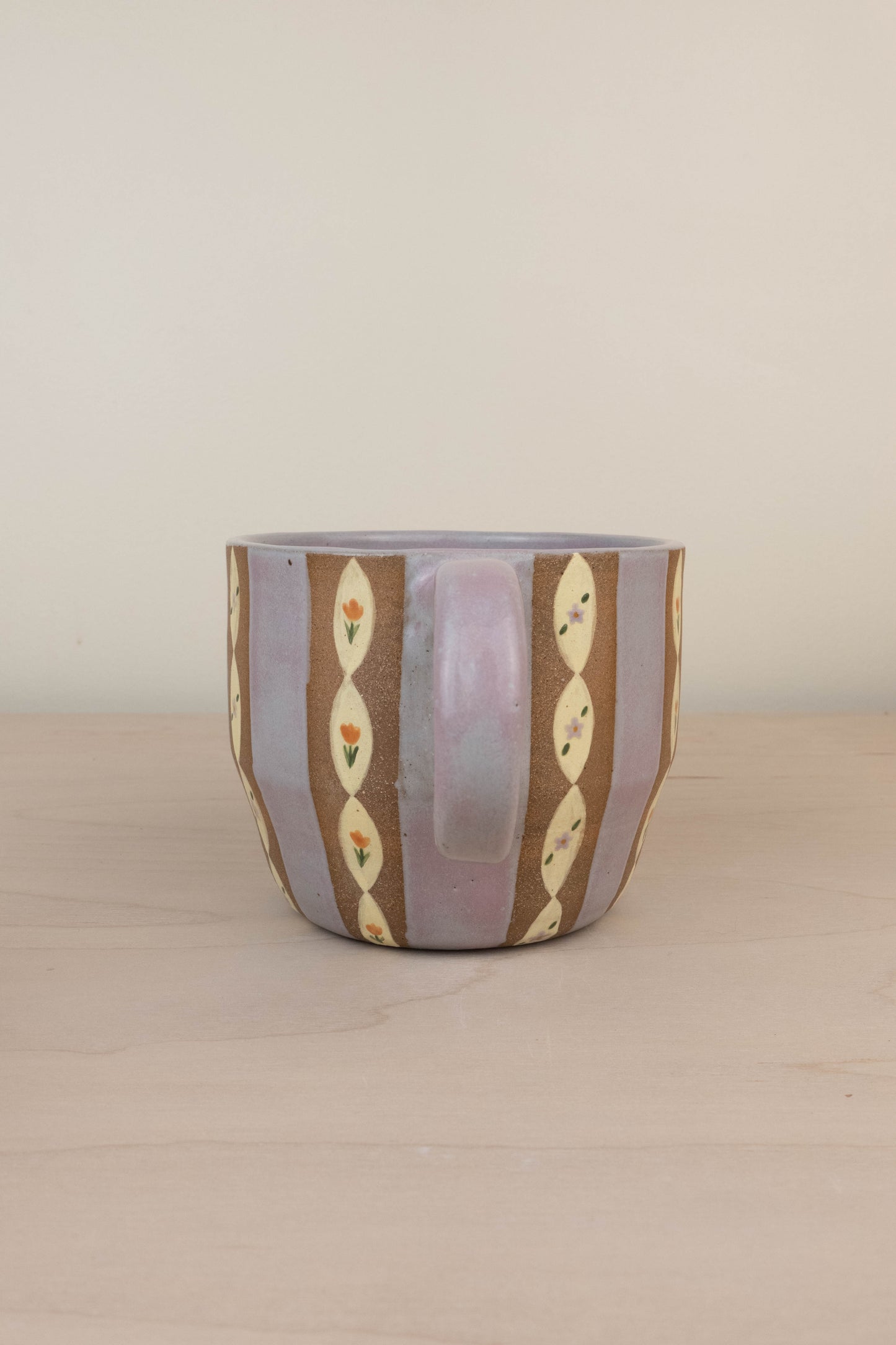 Lavender Wallpaper Soup Mug